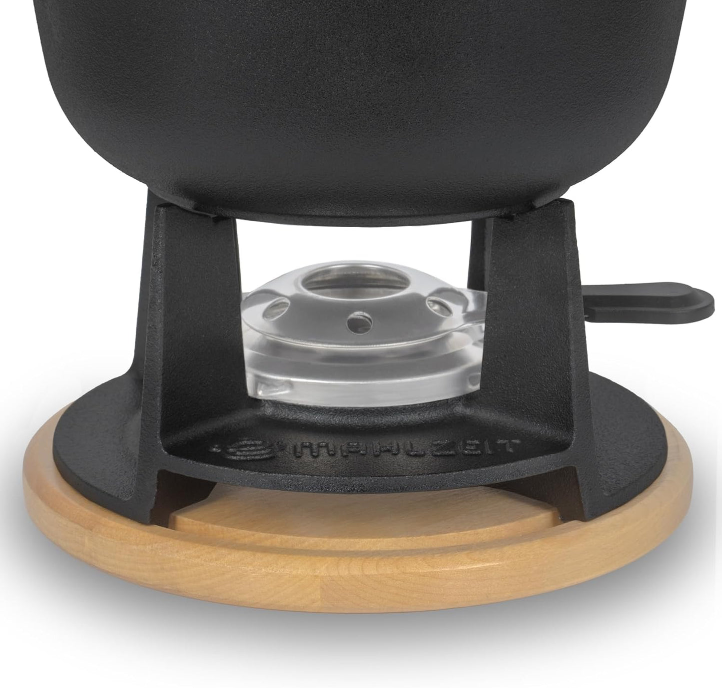 13-teiliges Fondue-Set für 6 Personen, Schwarz / Preseasoned