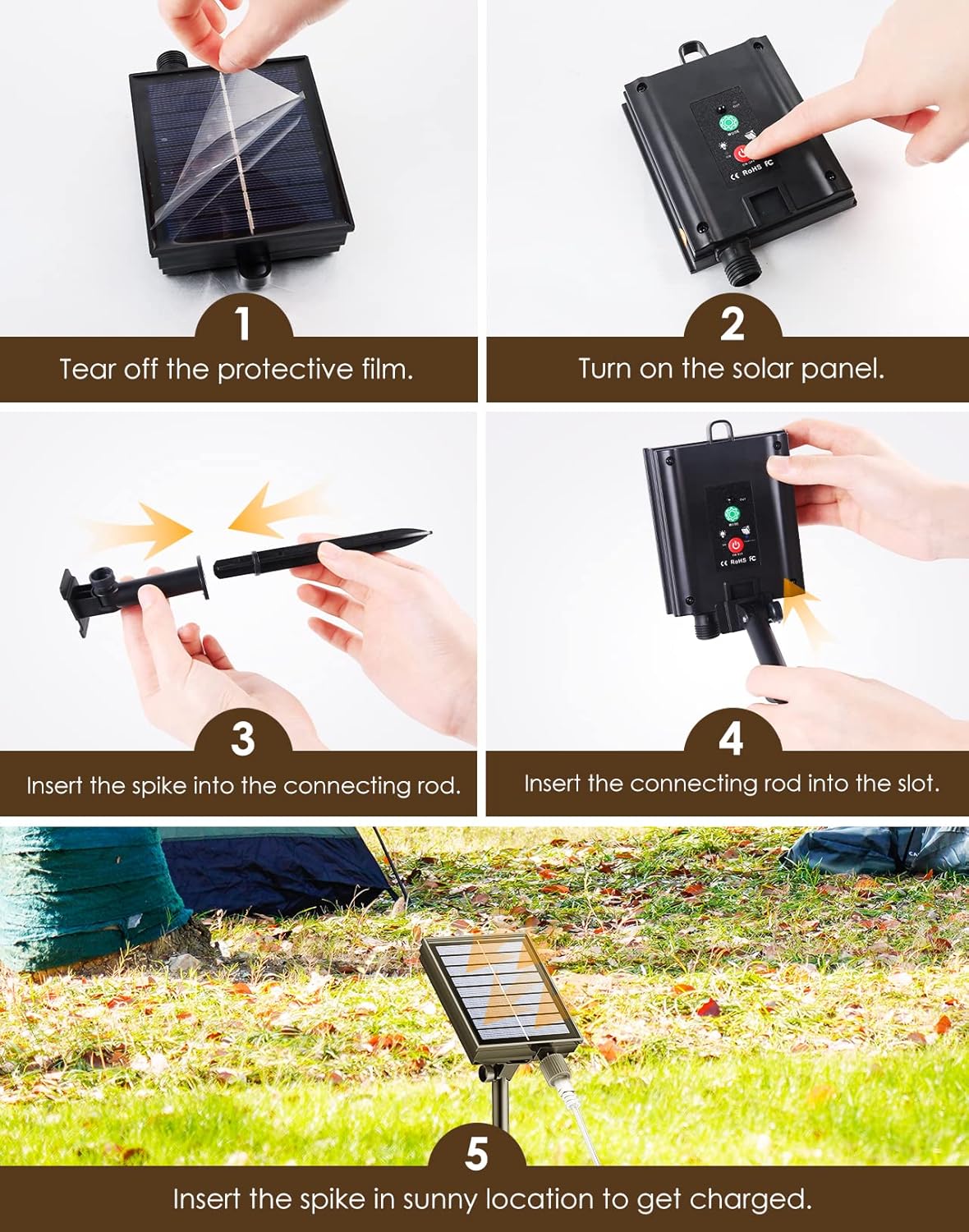 Solar-Lichterkette, 24 m, 24 m × 1