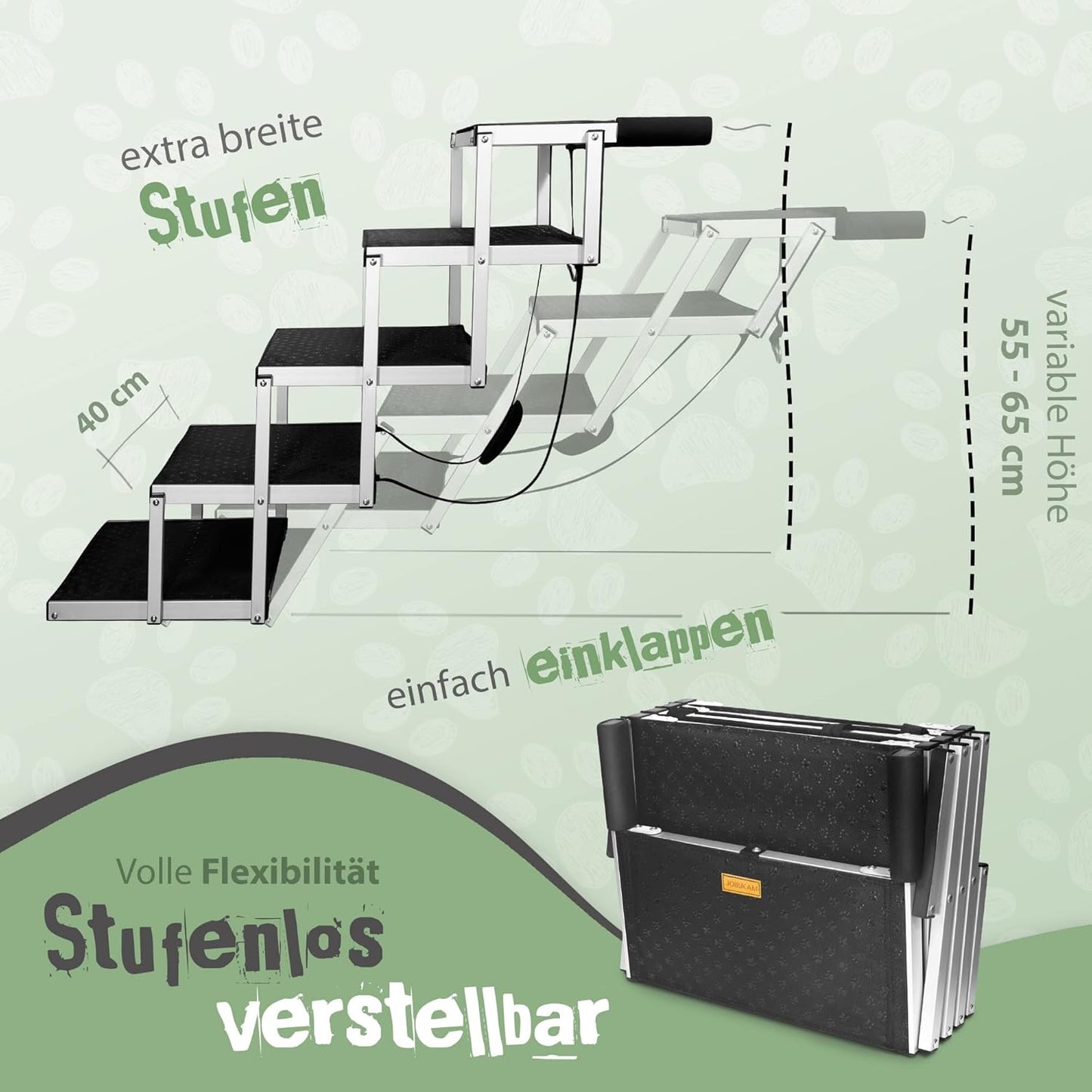 Hundetreppe, 5 Stufen