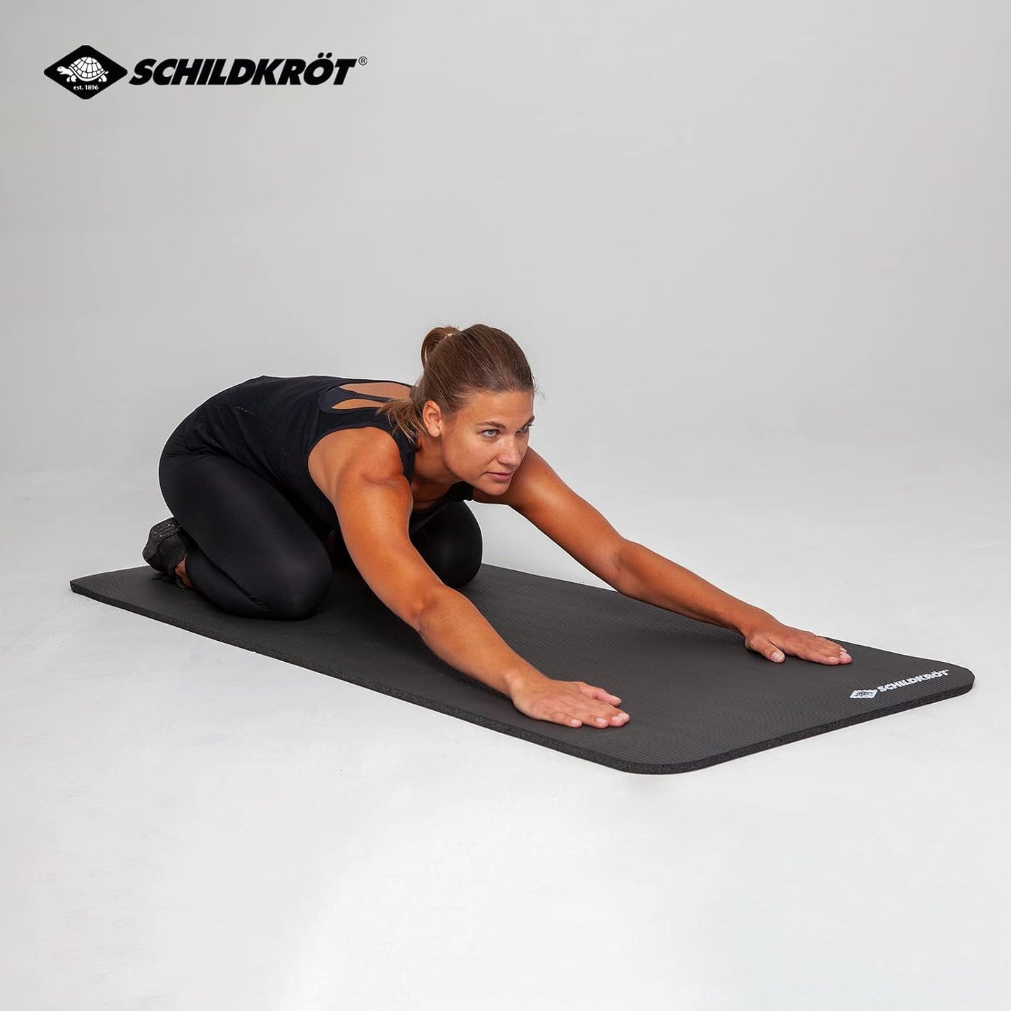 Fitnessmatte, Schwarz, 960160