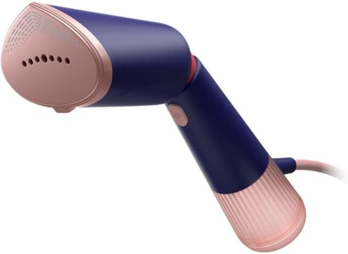 5000-Serie Dampfglätter mit Zubehör & Eco-Modus, 3x Zubehör, marineblau
