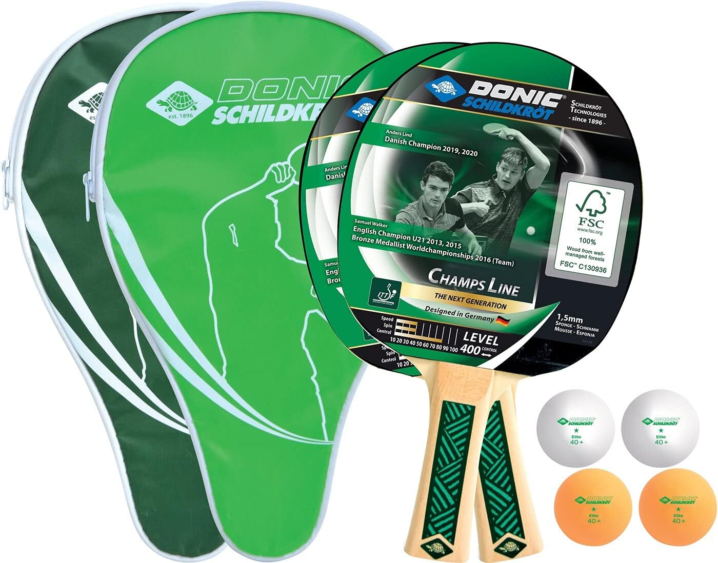 Tischtennis Set Champs 400 Cover