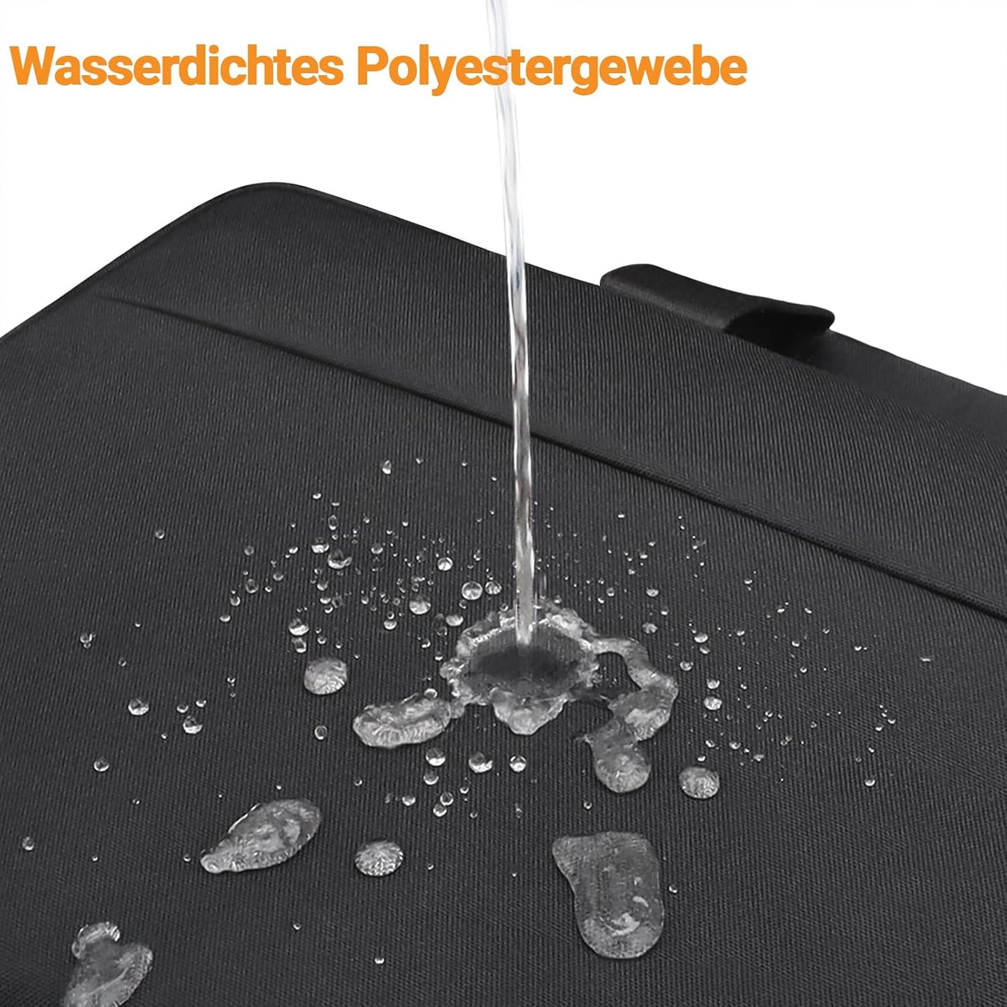 Laptoptasche für 17,3 Zoll Notebooks, stossfest & wasserdicht, Schwarz 17-17,3 Zoll