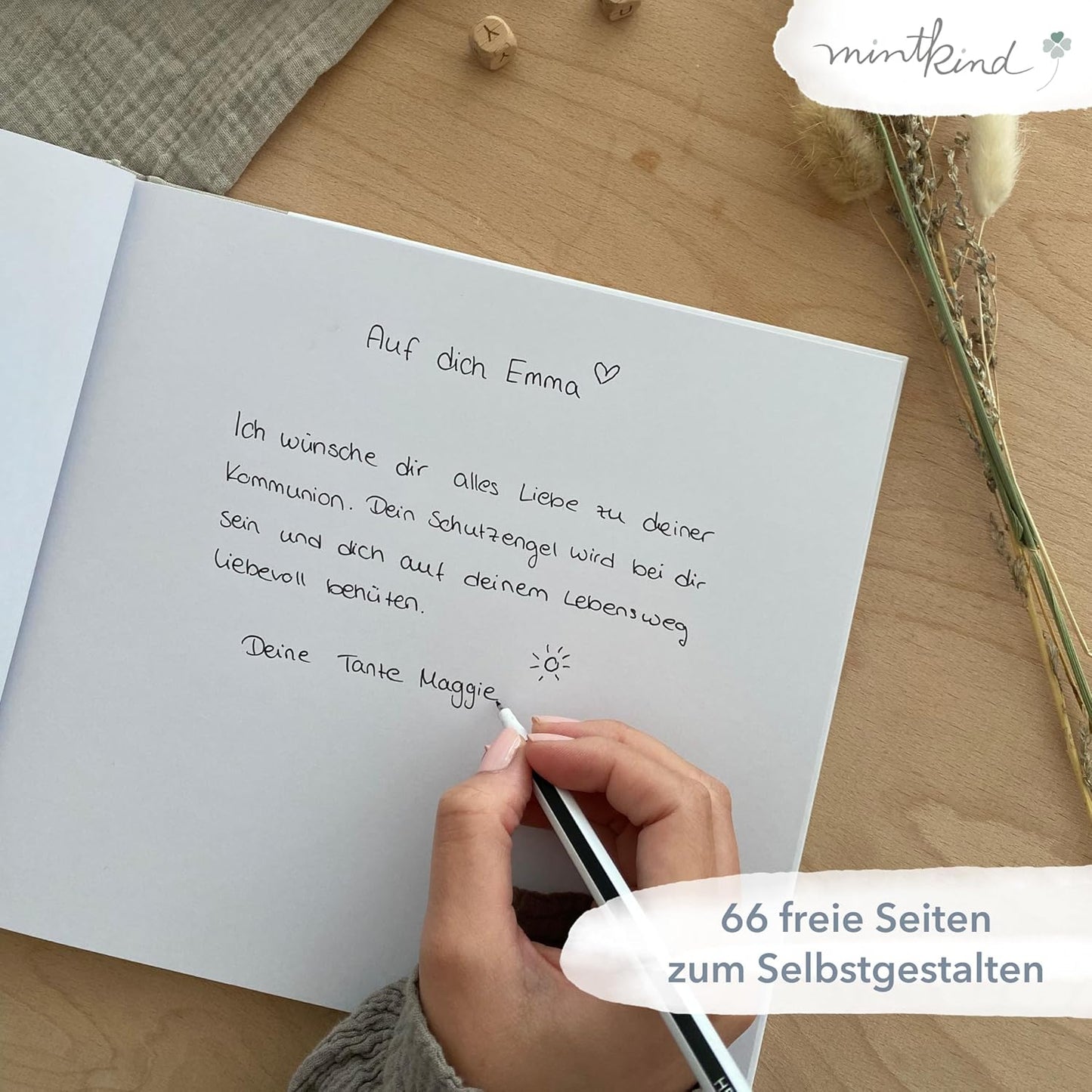 Kommunion Gästebuch, Wal