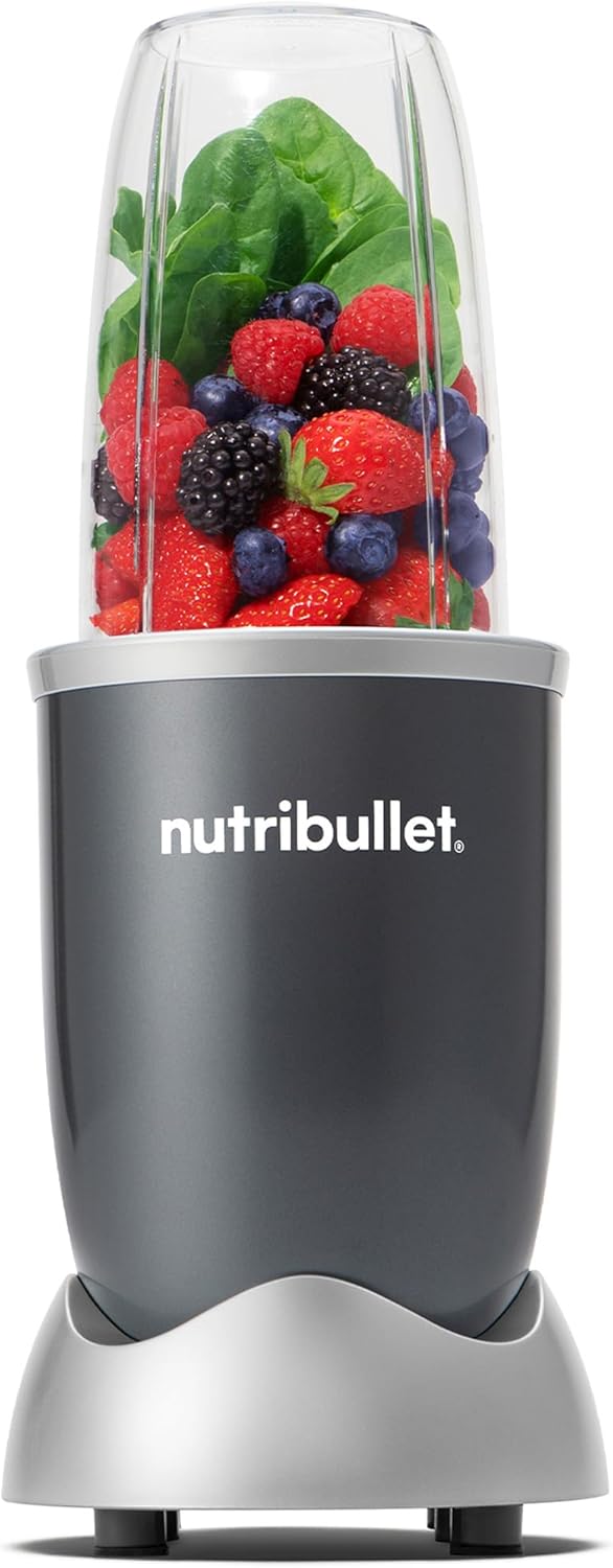 Smoothie Maker mit Zubehör, Verpackung mit Zubehör / Grau