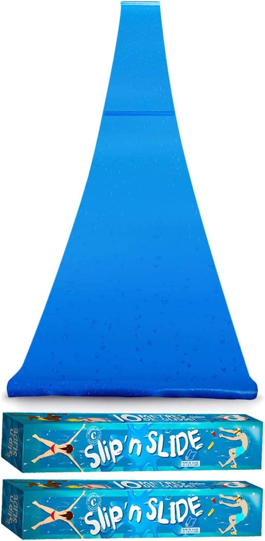 2 Slip'n Slide - Riesige Wasserrutschmatte (20 Meter), 2 Slip'n Slide Blau