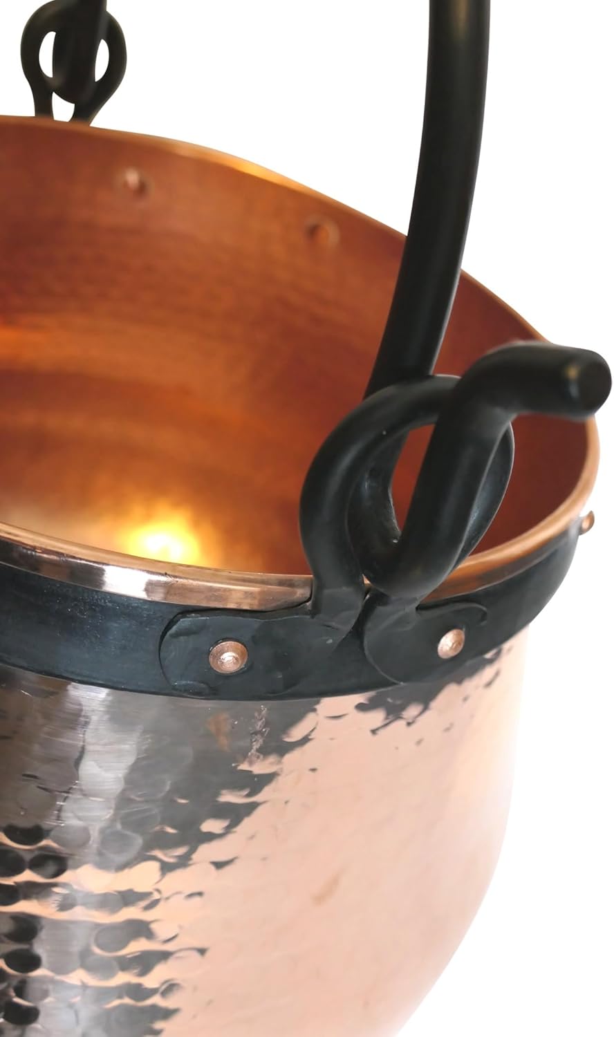 Kupferkessel mit Henkel, 20L