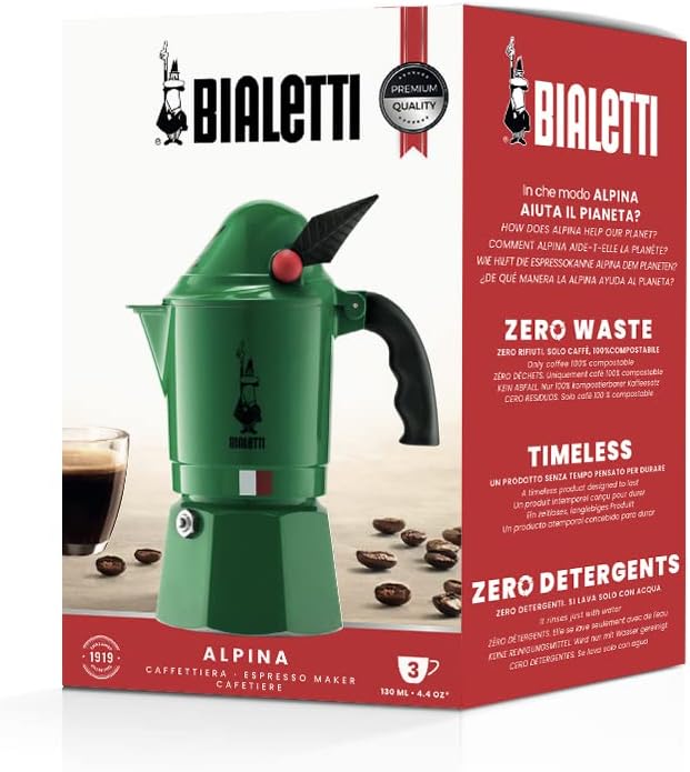 Express Alpina Espressokocher für 3 Tassen
