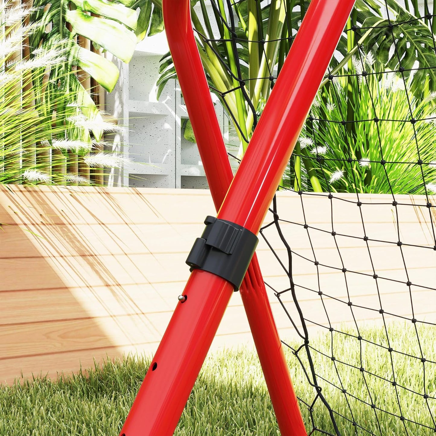 Fussball Rebounder, Rot