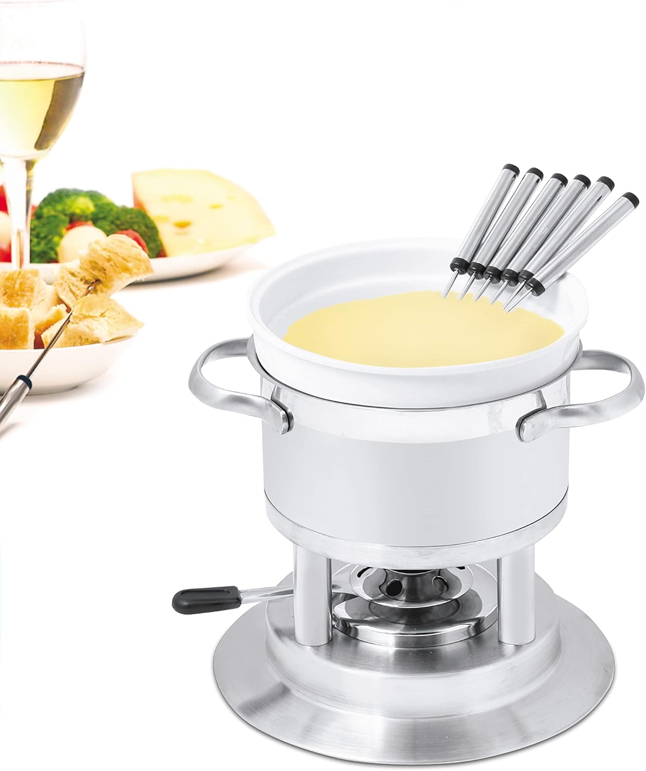 11-teiliges Fondue Set Arosa, Arosa 11-teilig Edelstahl
