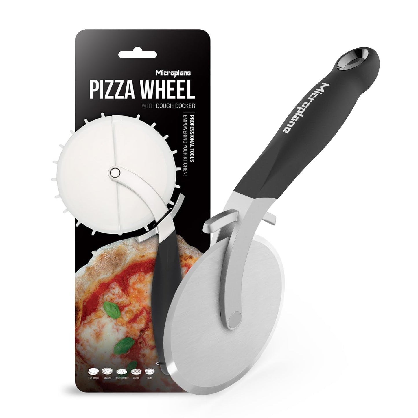 Pizza Wheel, Schwarz (Xl-pizzarad)