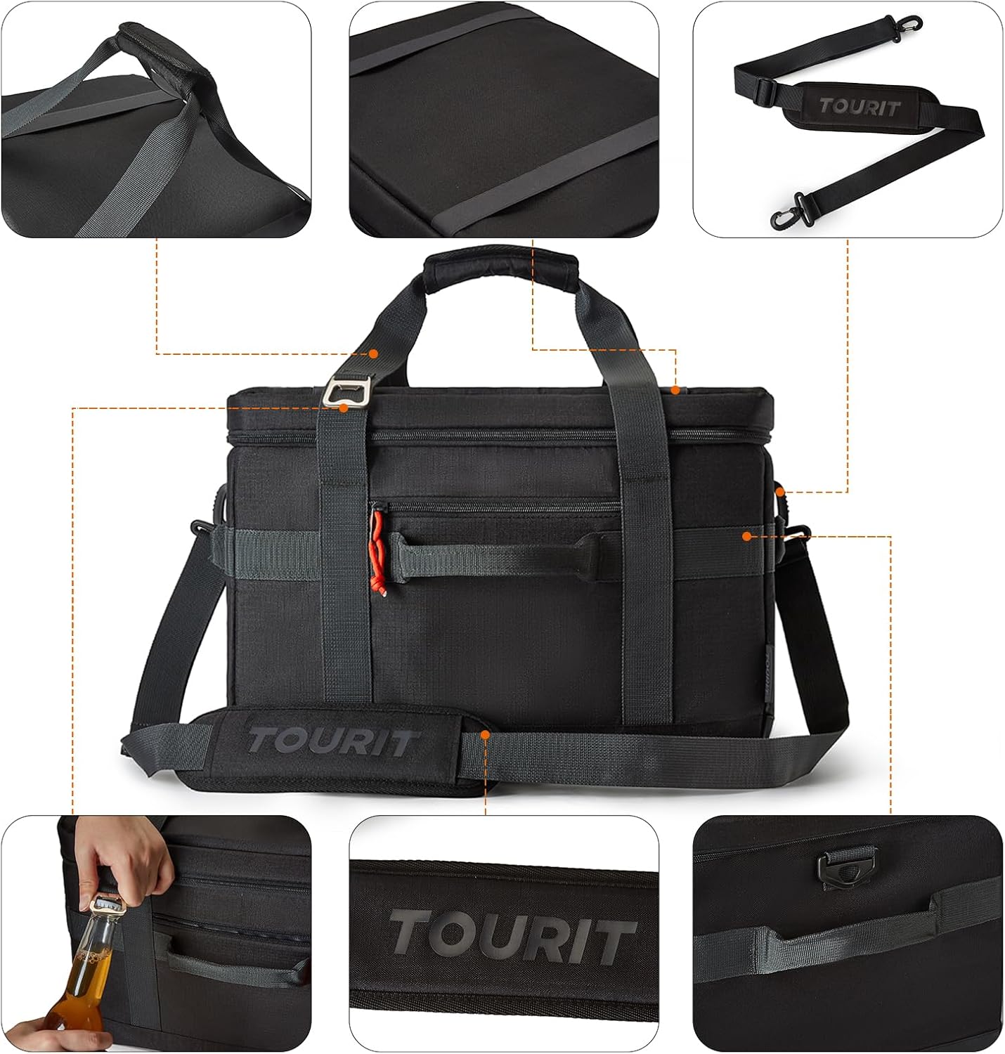 Kühltasche, Schwarz
