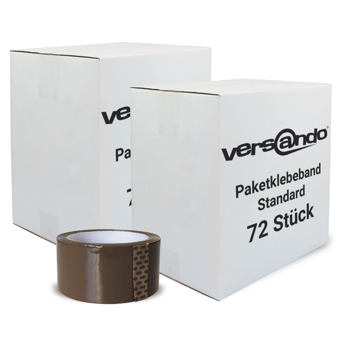 72-teiliges Klebeband-Set, 72 Rollen Standard Braun