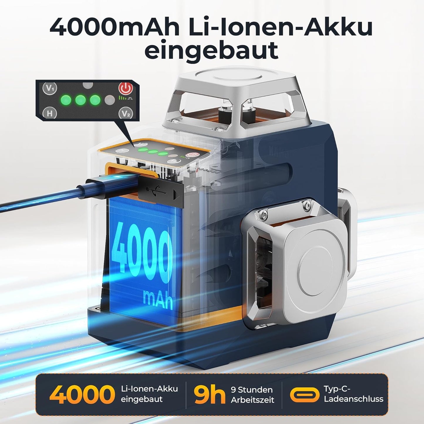 CM-701 Kreuzlinienlaser für den Innenbereich, CM-701