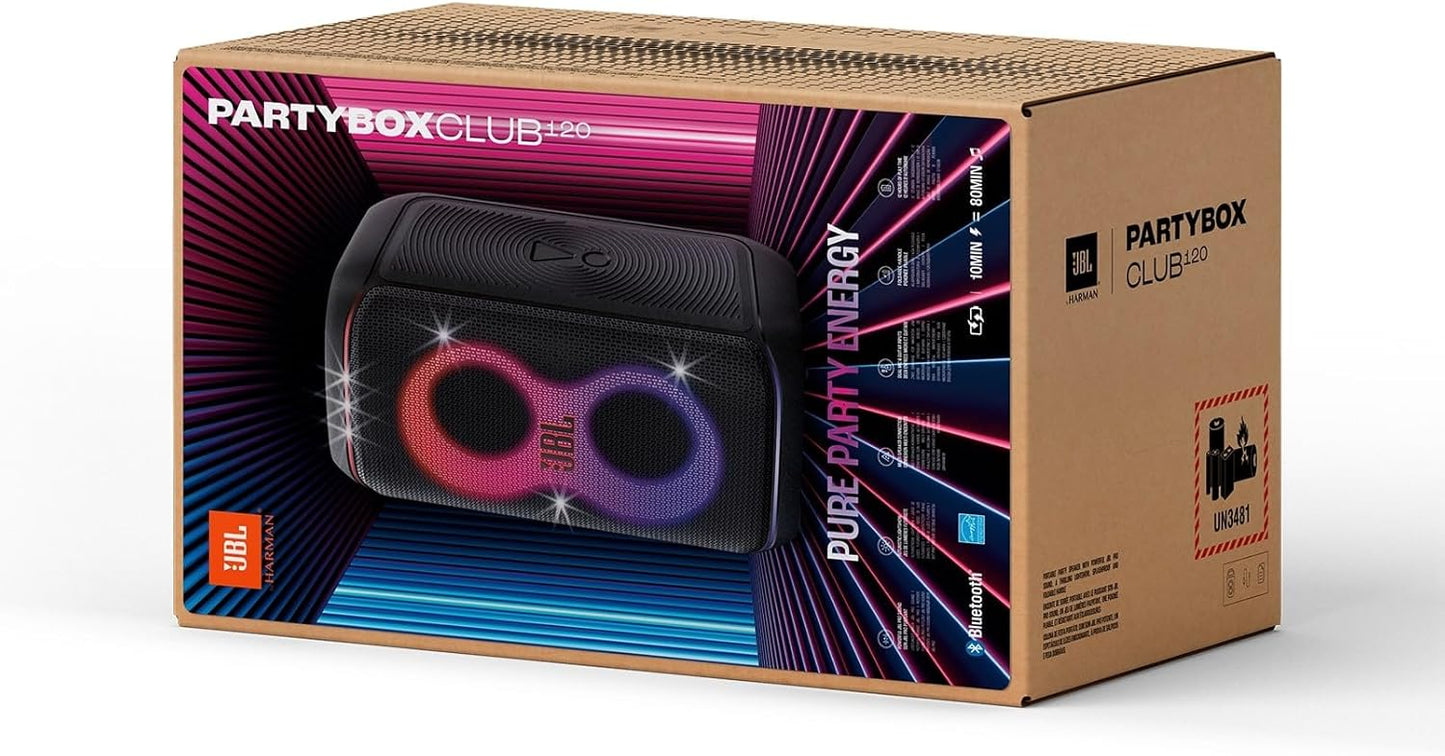 Partybox Stage 120 Bluetooth-Lautsprecher mit Lichtshow, Partybox 120