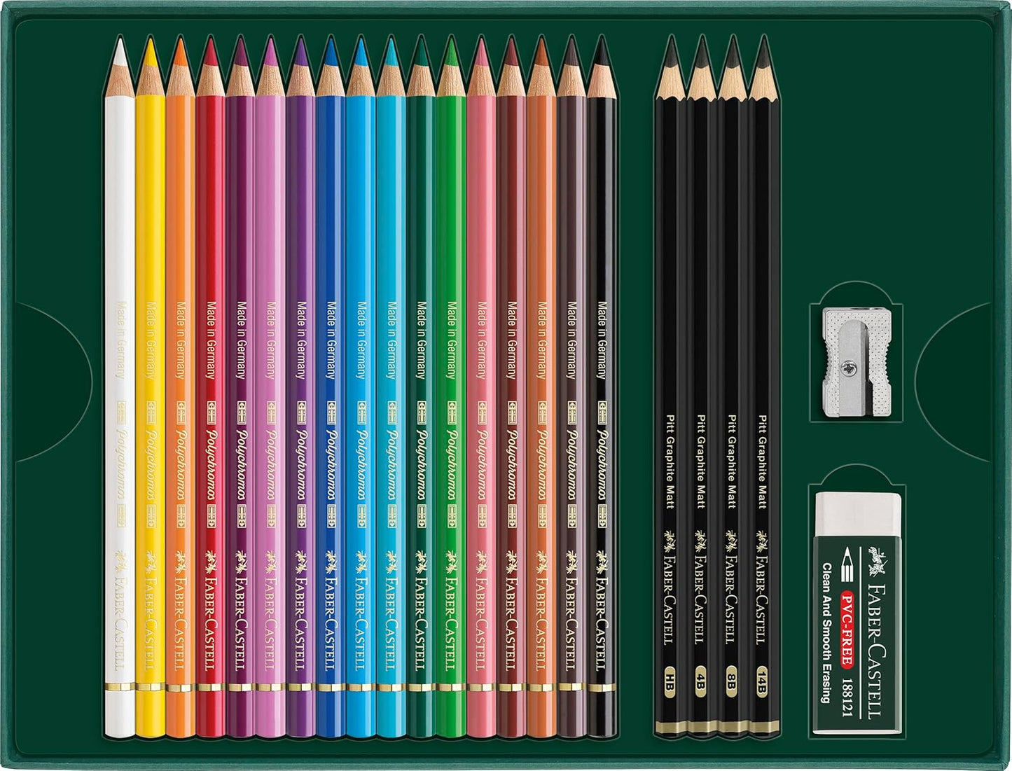 Polychromos Künstlerfarbstifte, Geschenkset 23-teilig