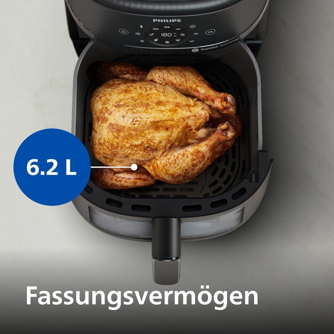 Airfryer mit 13 Funktionen, 6,2L, Standard - Gen 2 - 6,2L Schwarz