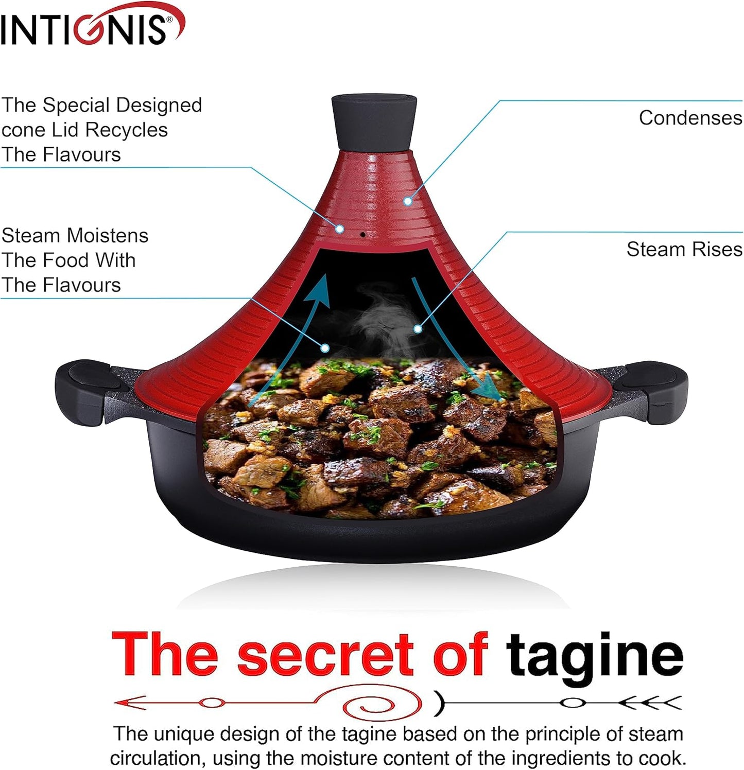 Marokkanischer Tajine-Kochtopf 28 cm