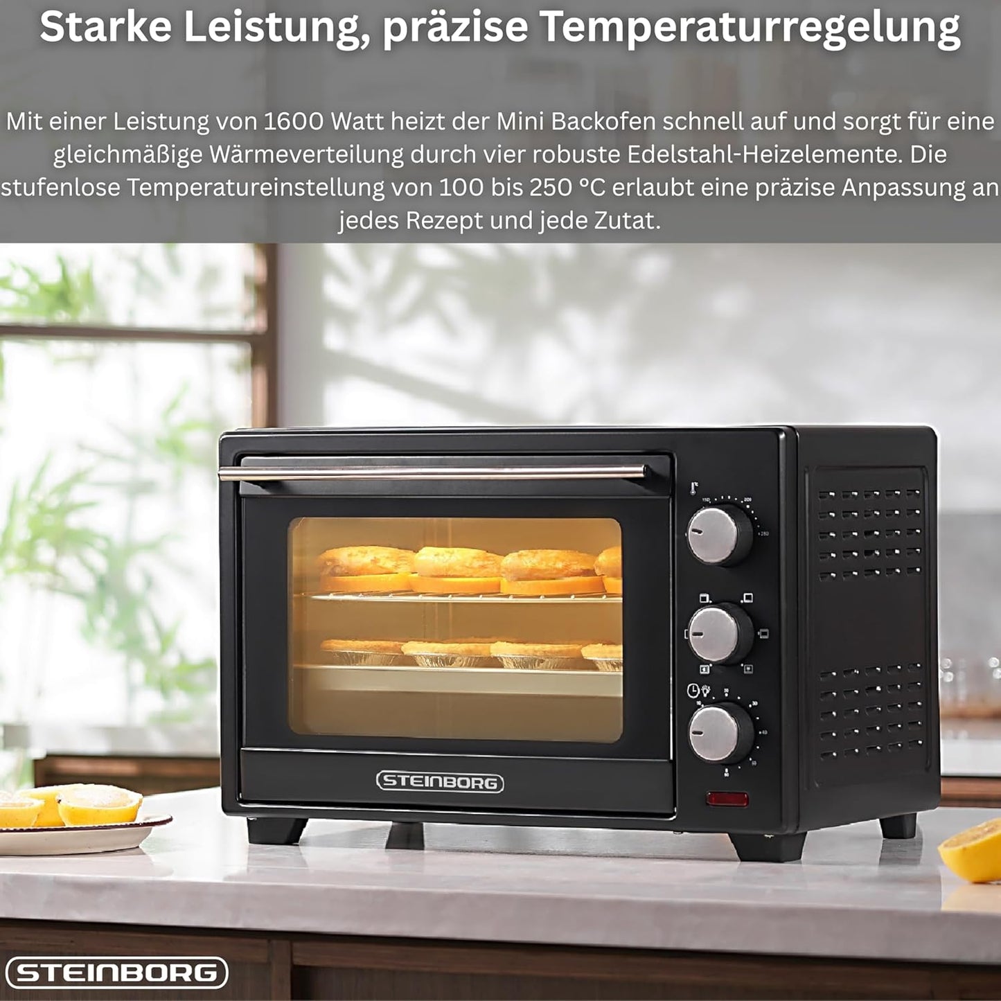 Mini Backofen mit Umluft