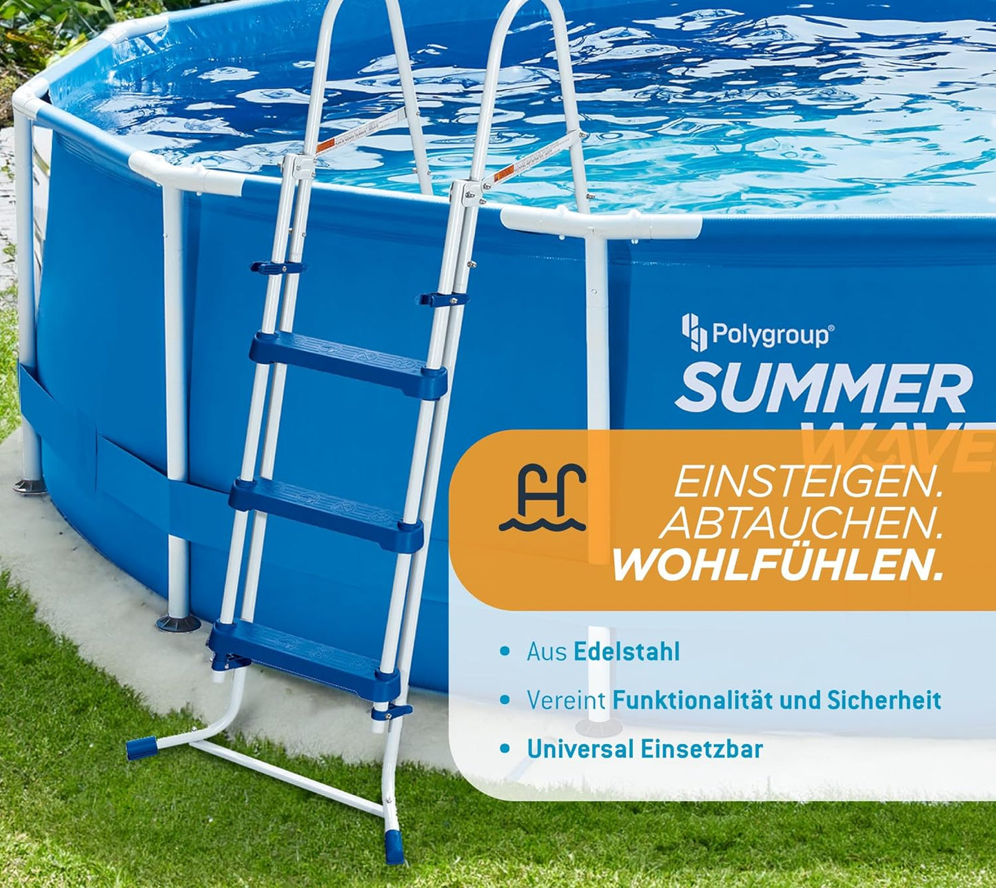 Poolleiter, 91 cm