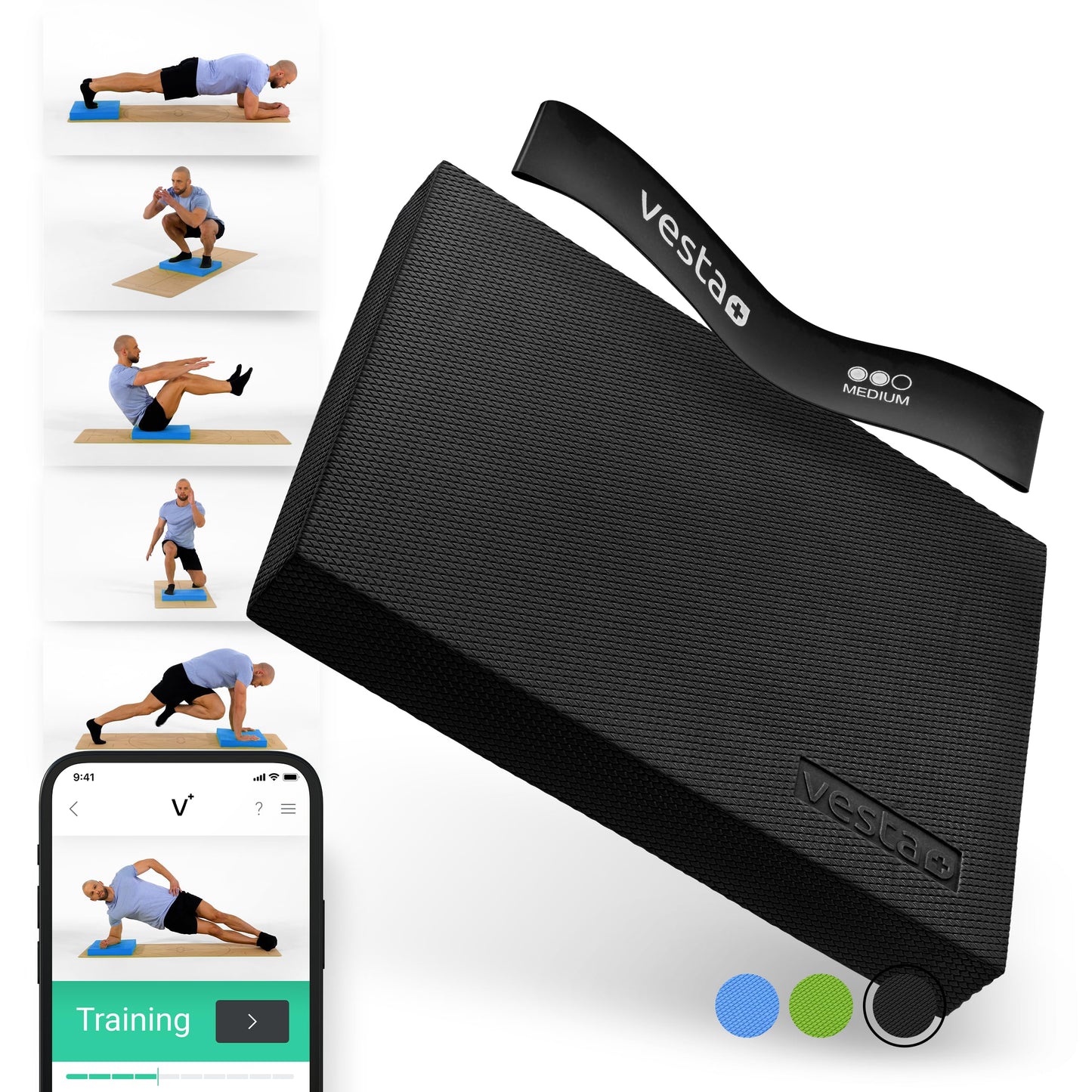 Balance-Pad, Schwarz M