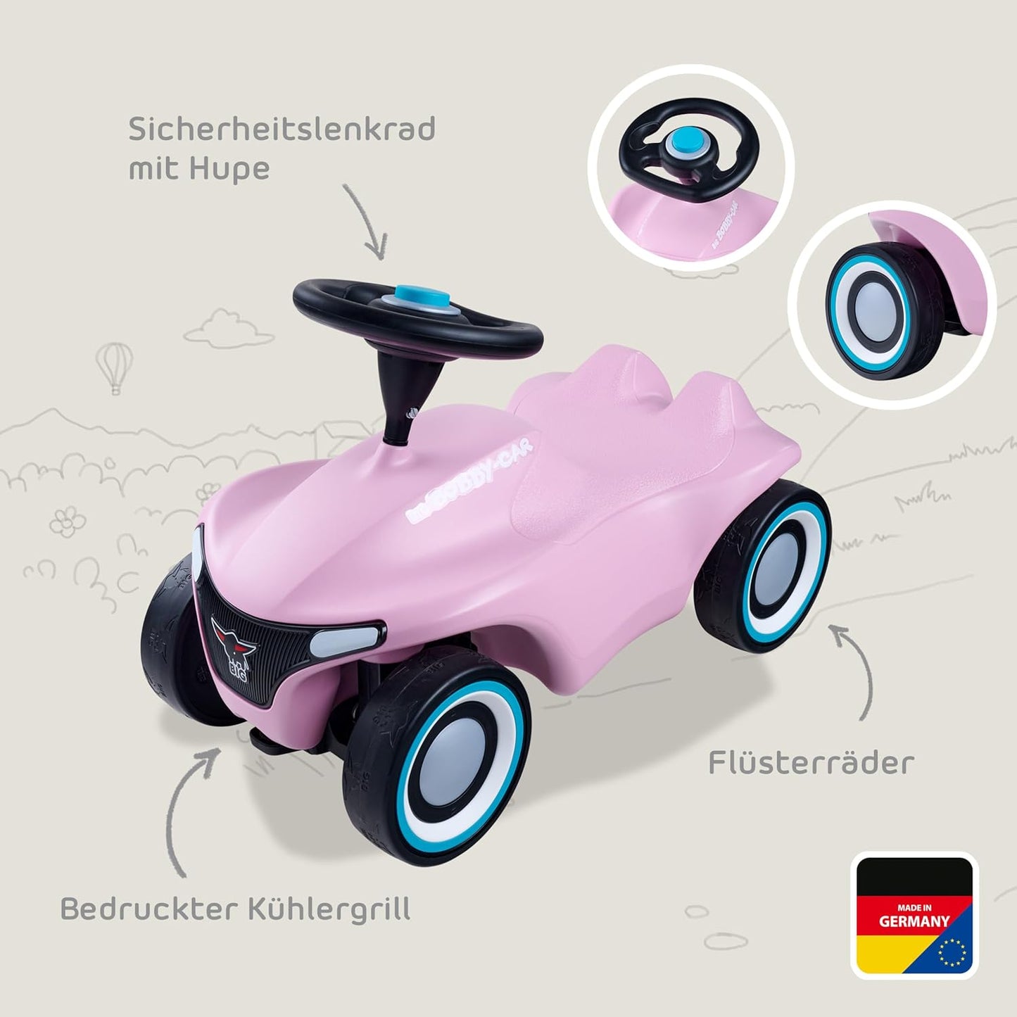 Bobby-Car, Rosa