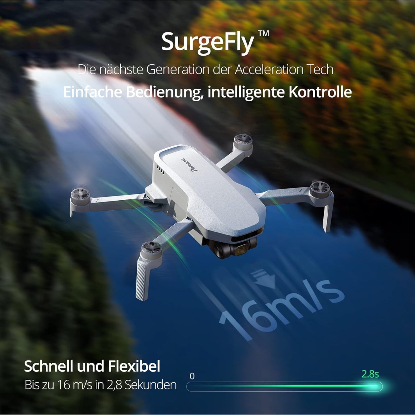 Atom Se GPS Drohne mit 4K-Kamera, ATOM SE (zwei Batterien)