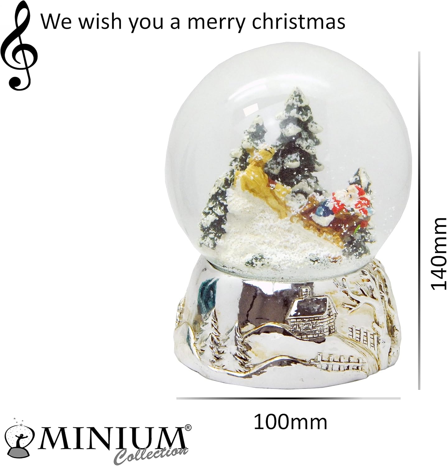 Schneekugel Weihnachtsmann