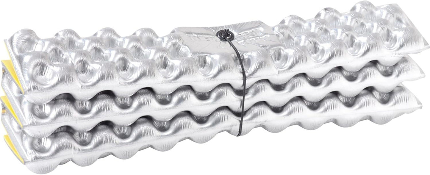 Isolierte Sitzunterlage für Outdoor-Aktivitäten, Limone/Silber