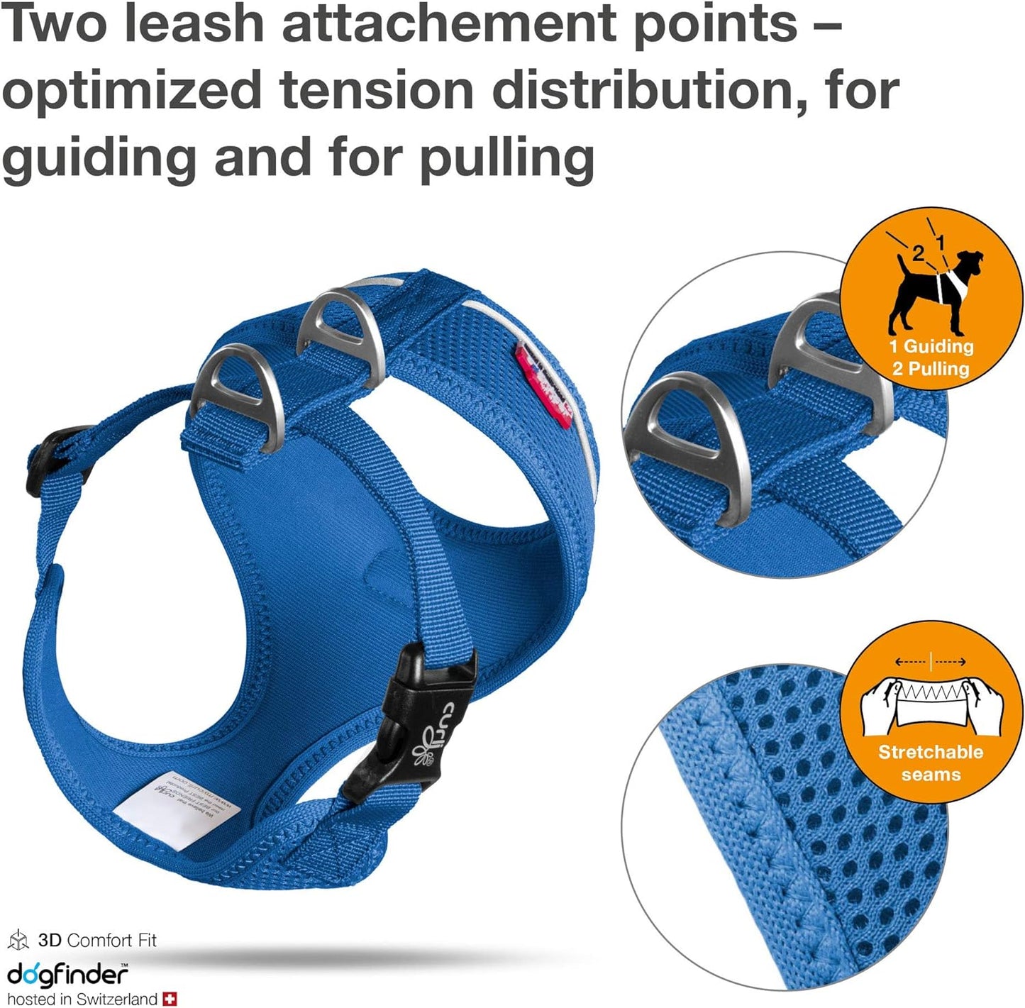 Harness Air-Mesh, XL; Blau