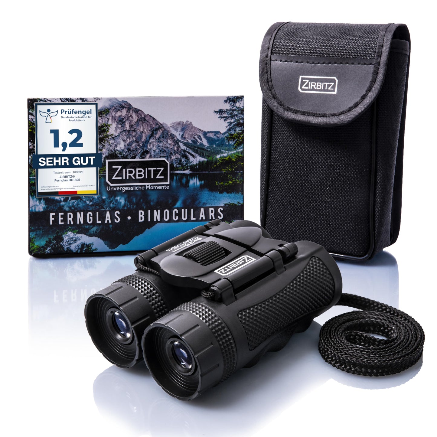 Allround Taschenfernglas für Wandern, Reise & Vogelbeobachtung, Fernglas HD-825