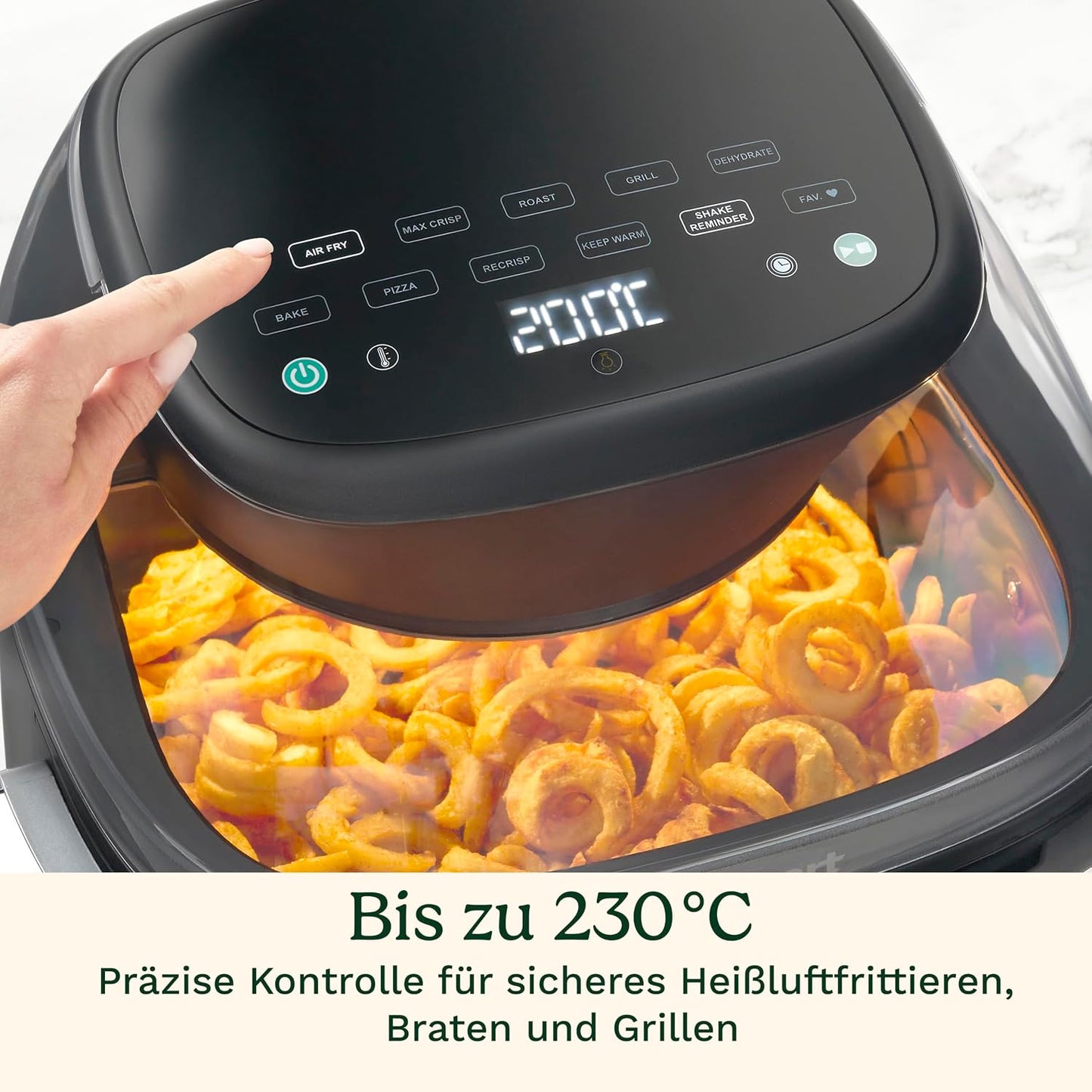 Heissluftfritteuse AFC9E mit 9 Funktionen