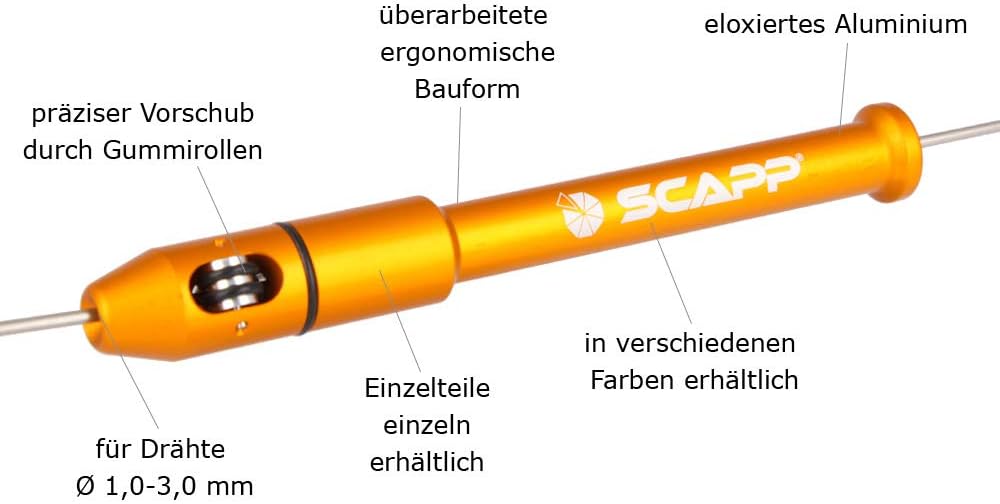 WIG-Schweissdrahthalter TIG-PEN II, Orange