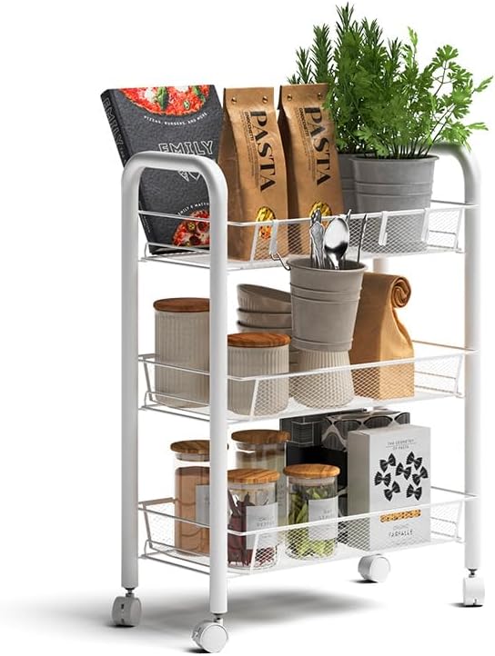 Rollcontainer Tarro, Weiss