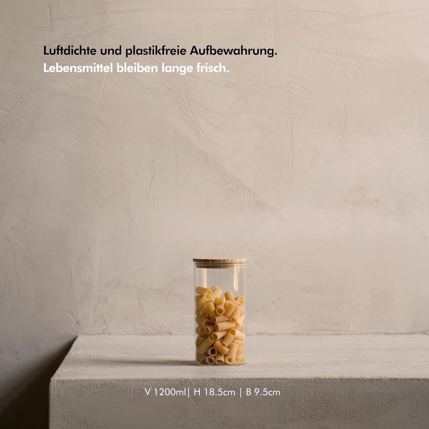 Vorratsgläser-Set, 4x 1200ml