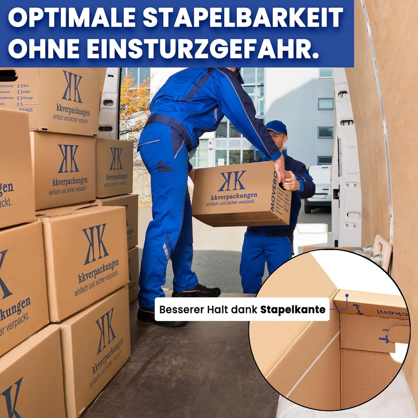 50-teiliges Umzugskartons Set Movebox, 50
