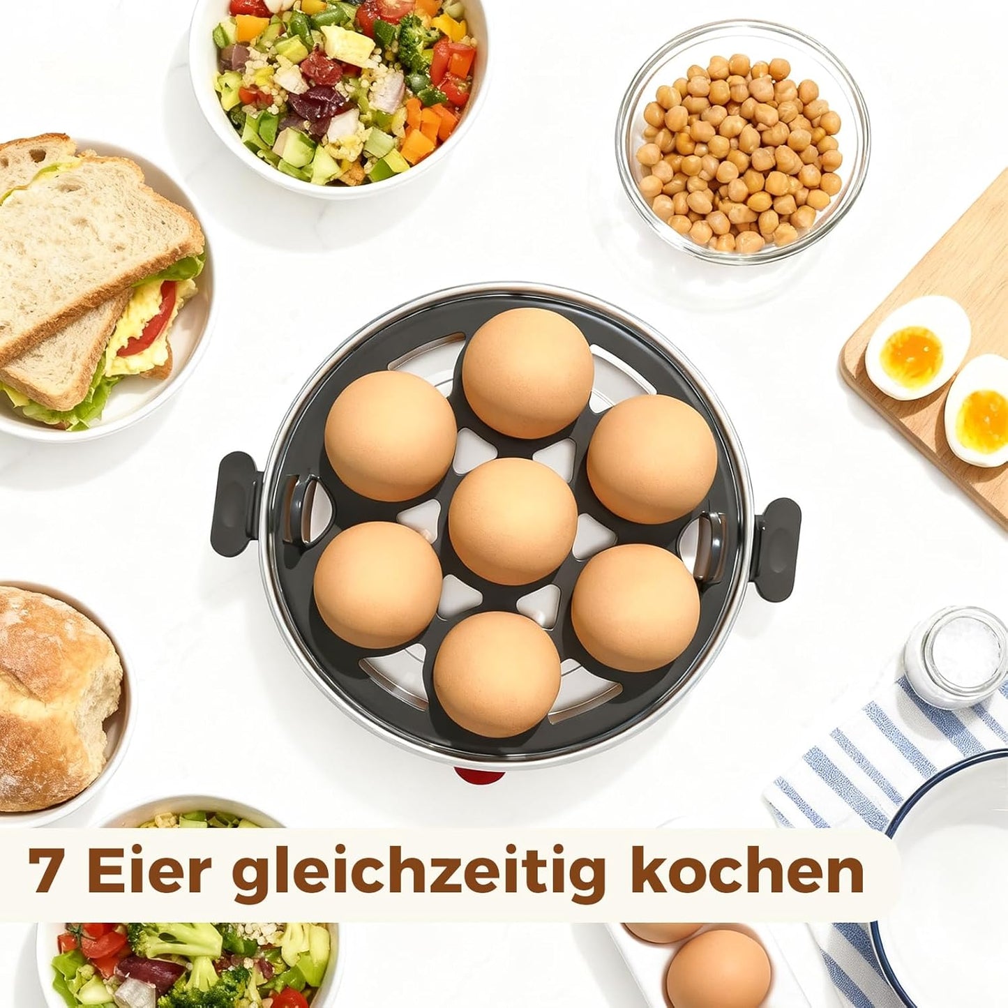 Eierkocher für 7 Eier