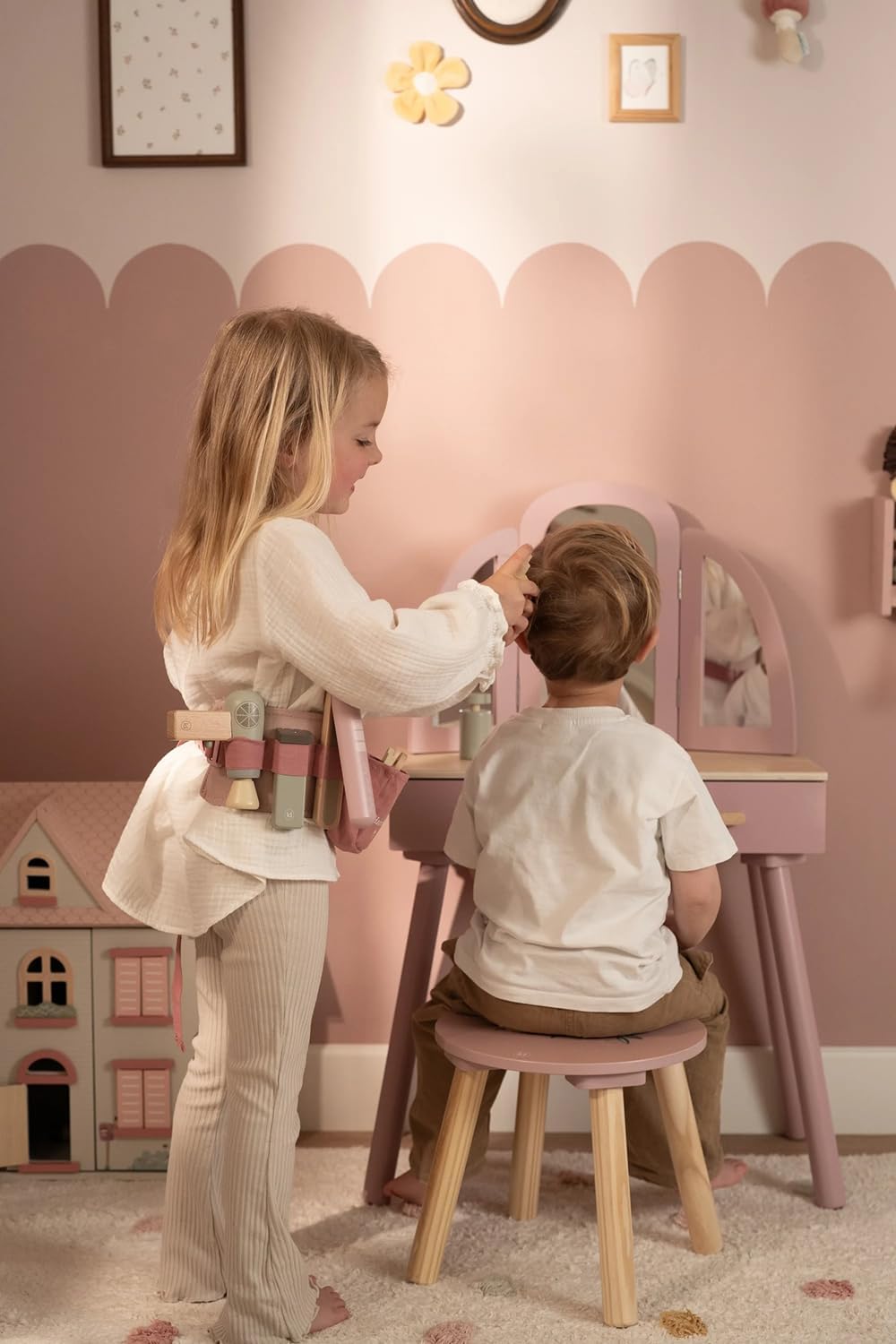Kinder Friseur Set aus Holz
