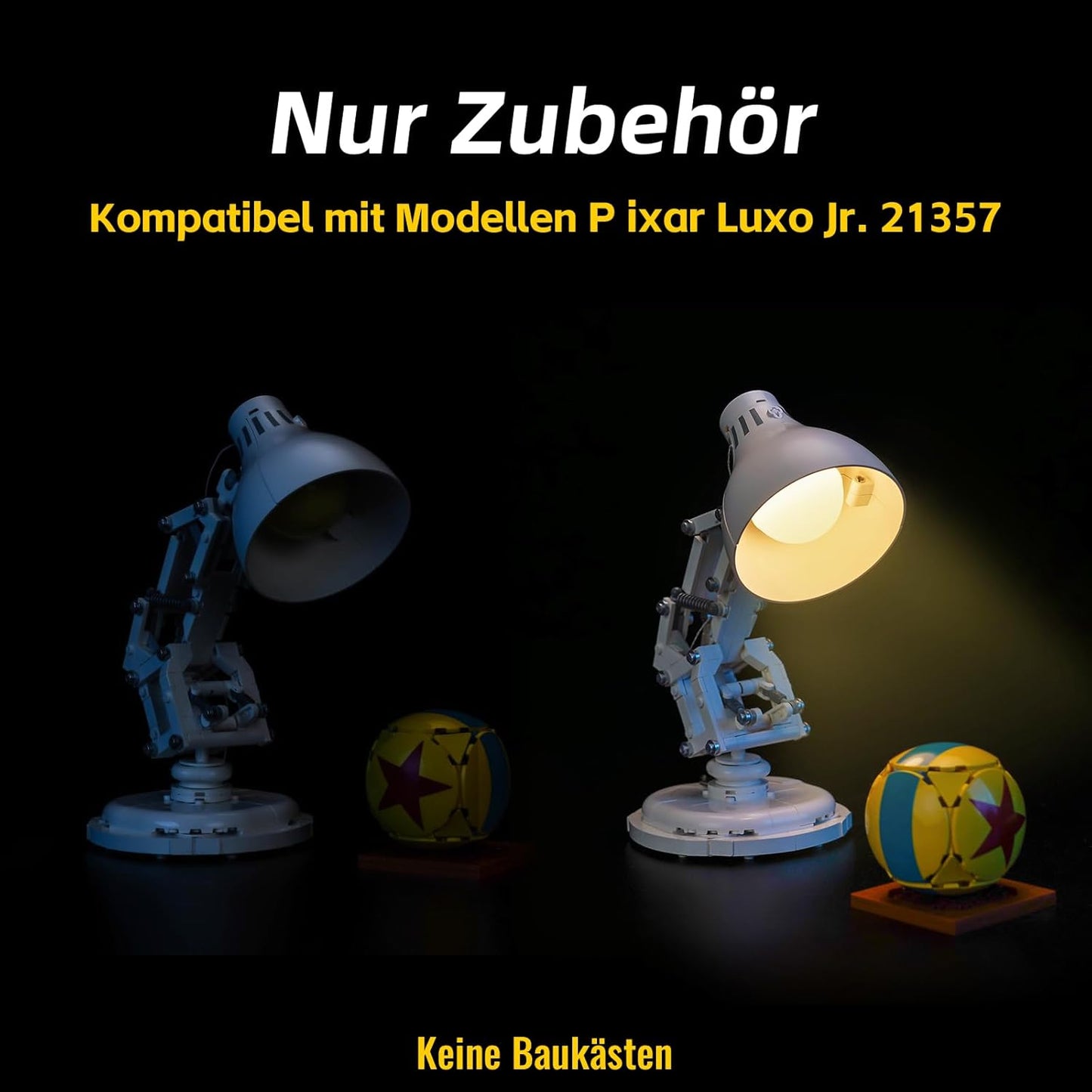 LED Licht Set für LEGO Disney Pixar Luxo Jr. (21357) inkl. Fernbedienung, 76445 Herbology Class Fernbedienung