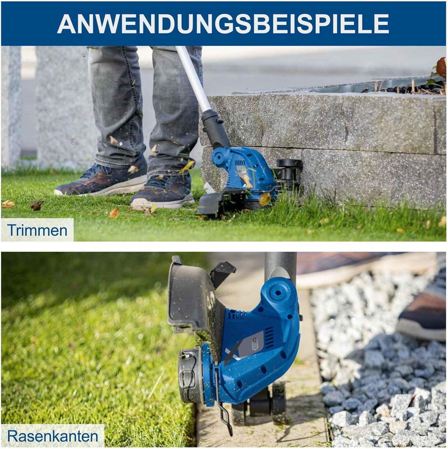 C-LT300-X- 20V Accu grastrimmer set (1x 2.0Ah), mit 2Ah Akku & Ladegerät