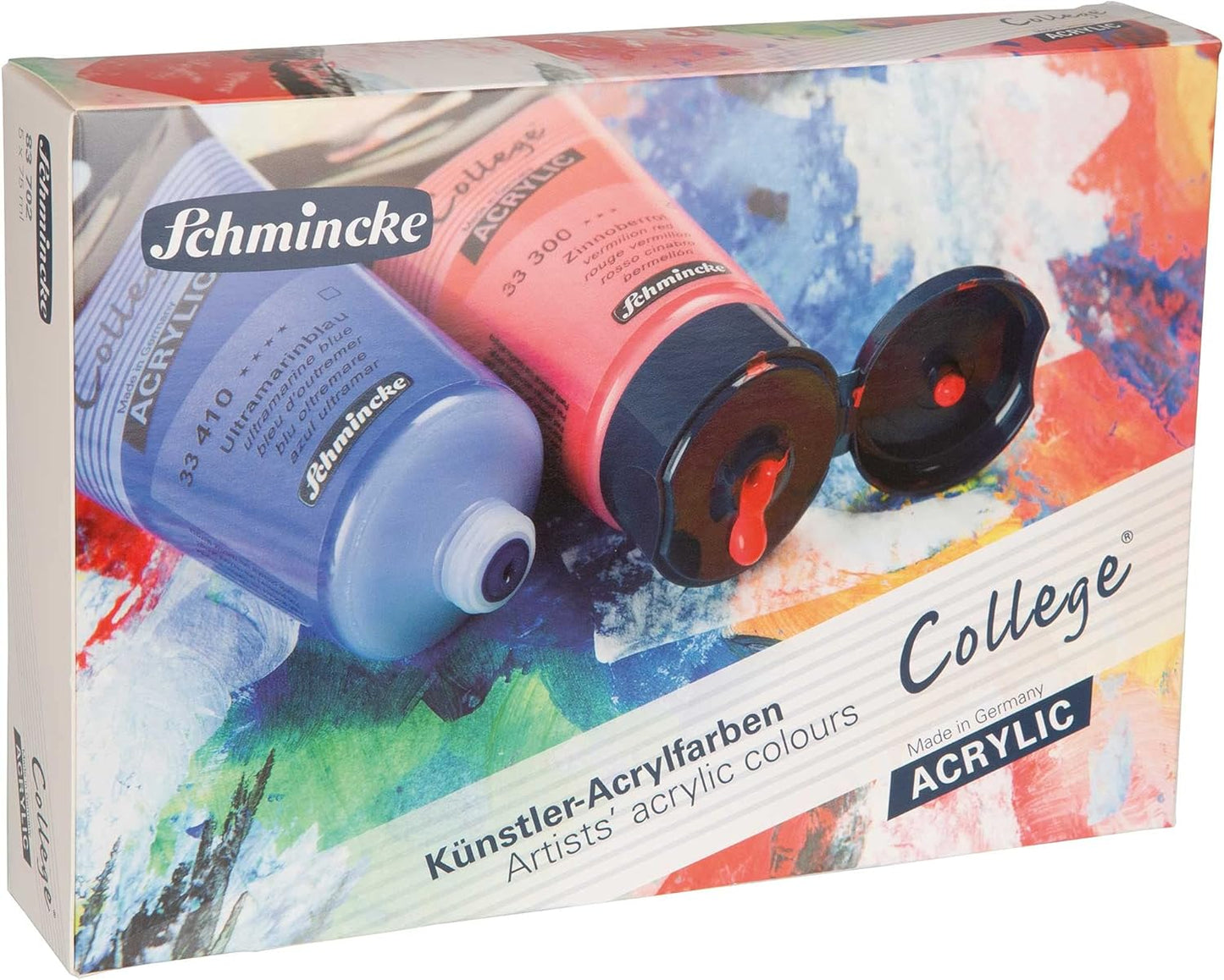 College Acrylic 5-teiliges Acrylfarbenset, 5 x 75 ml Tuben