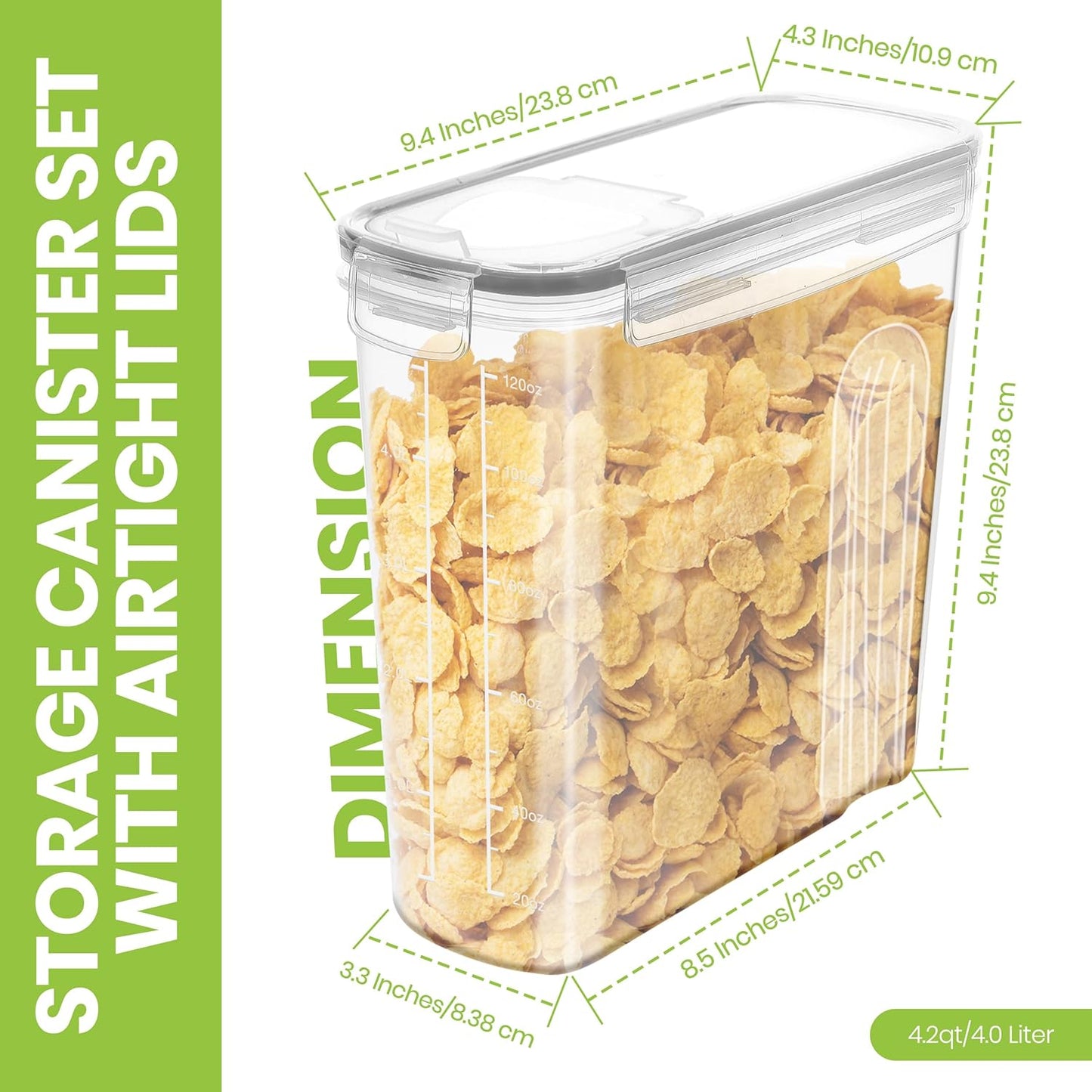 2er Vorratsdosen-Set, Klar|2er-Pack