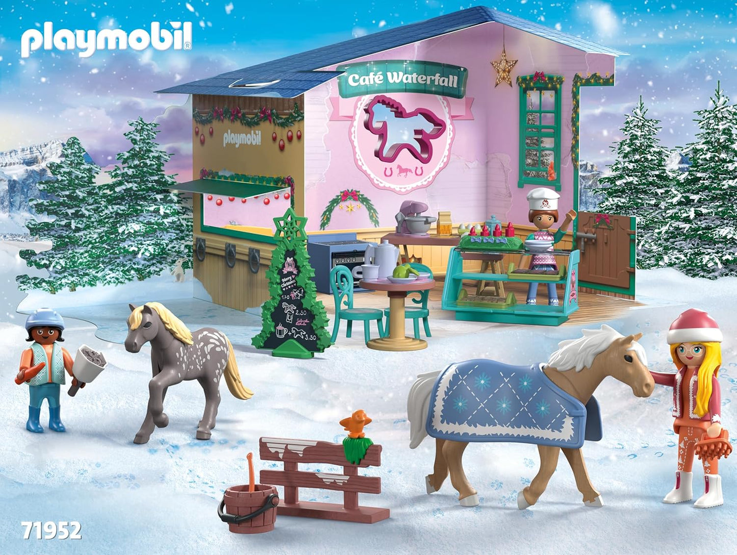 Adventskalender Weihnachtsbacken im Reitercafé, Horses of Waterfall