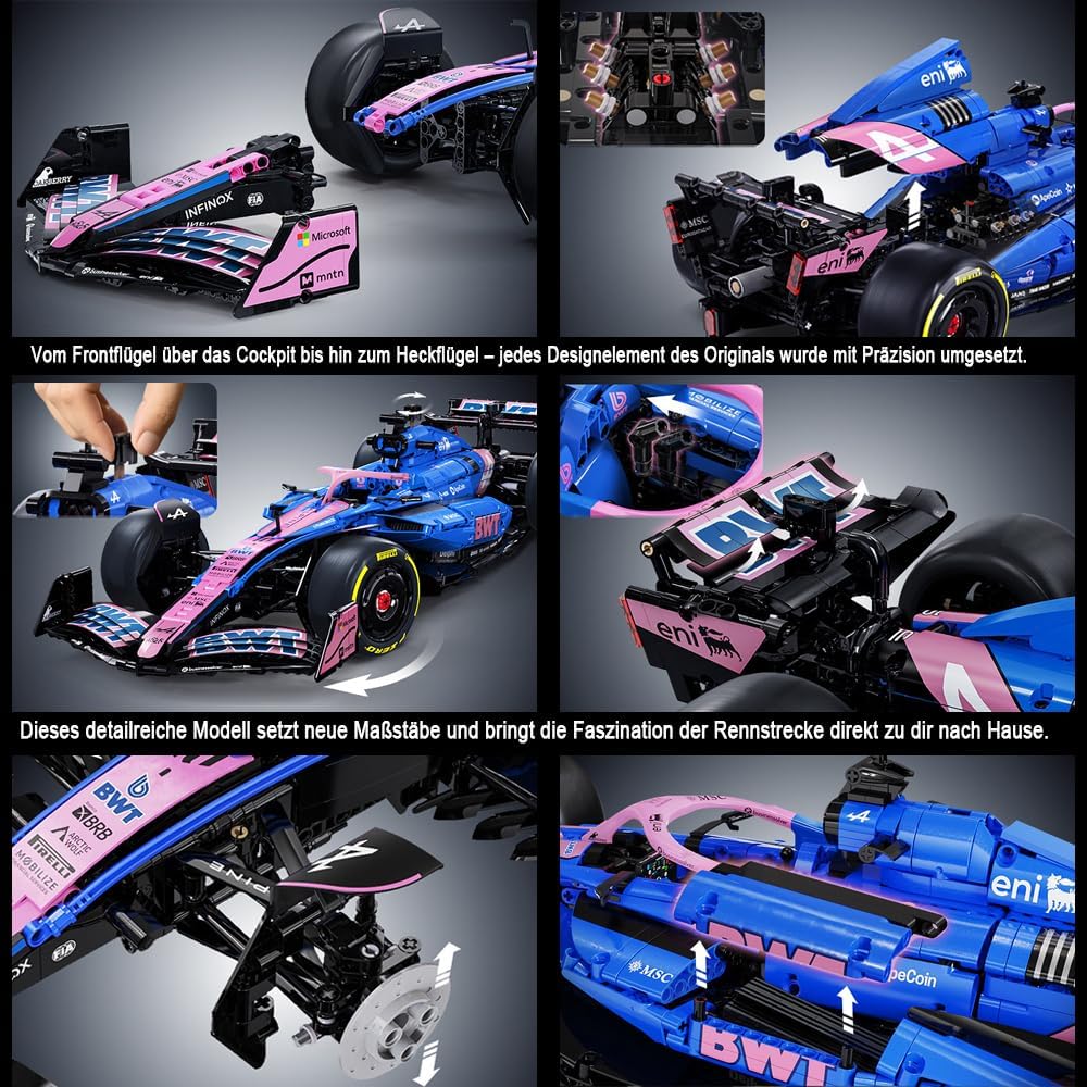 CaDA C64012W BWT Alpine F1 Team A525 1:8