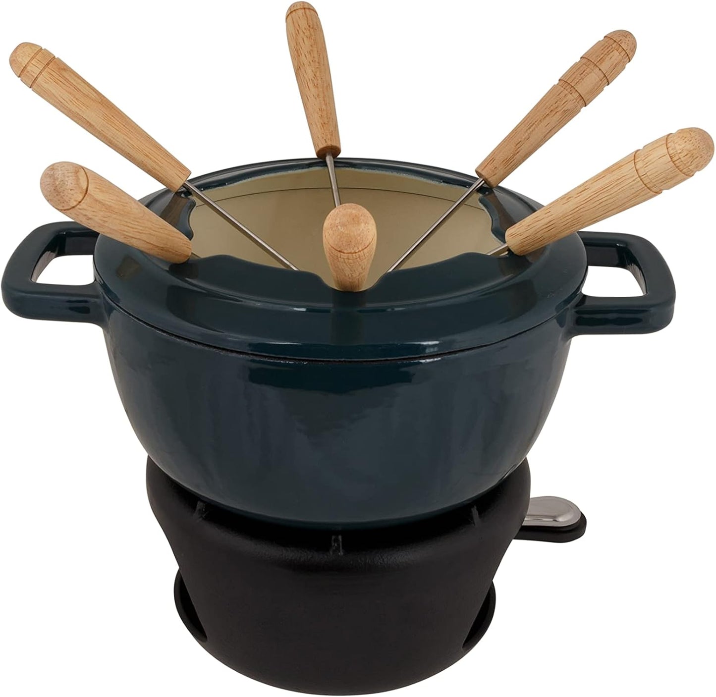 7688454 Fontestic Fondue Set, Green Heron