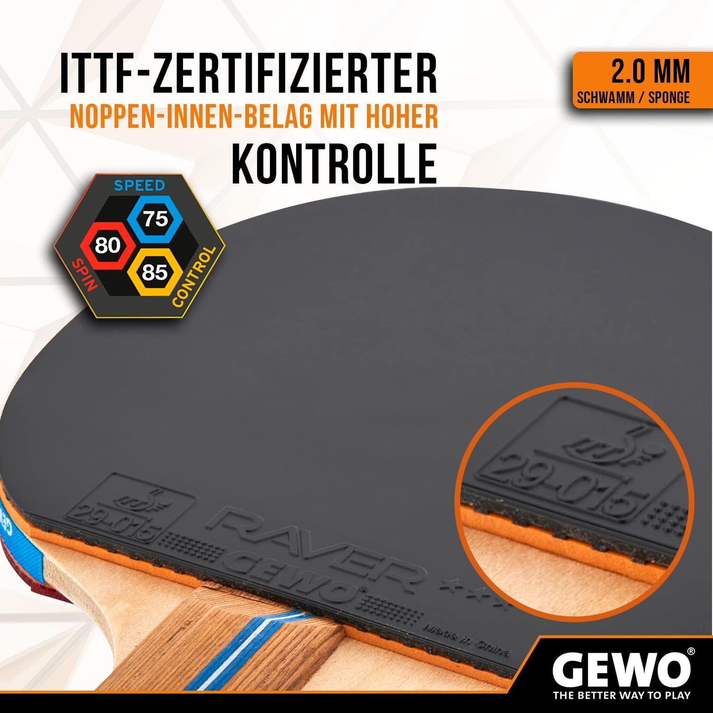 Rave Speed Tischtennisschläger Set