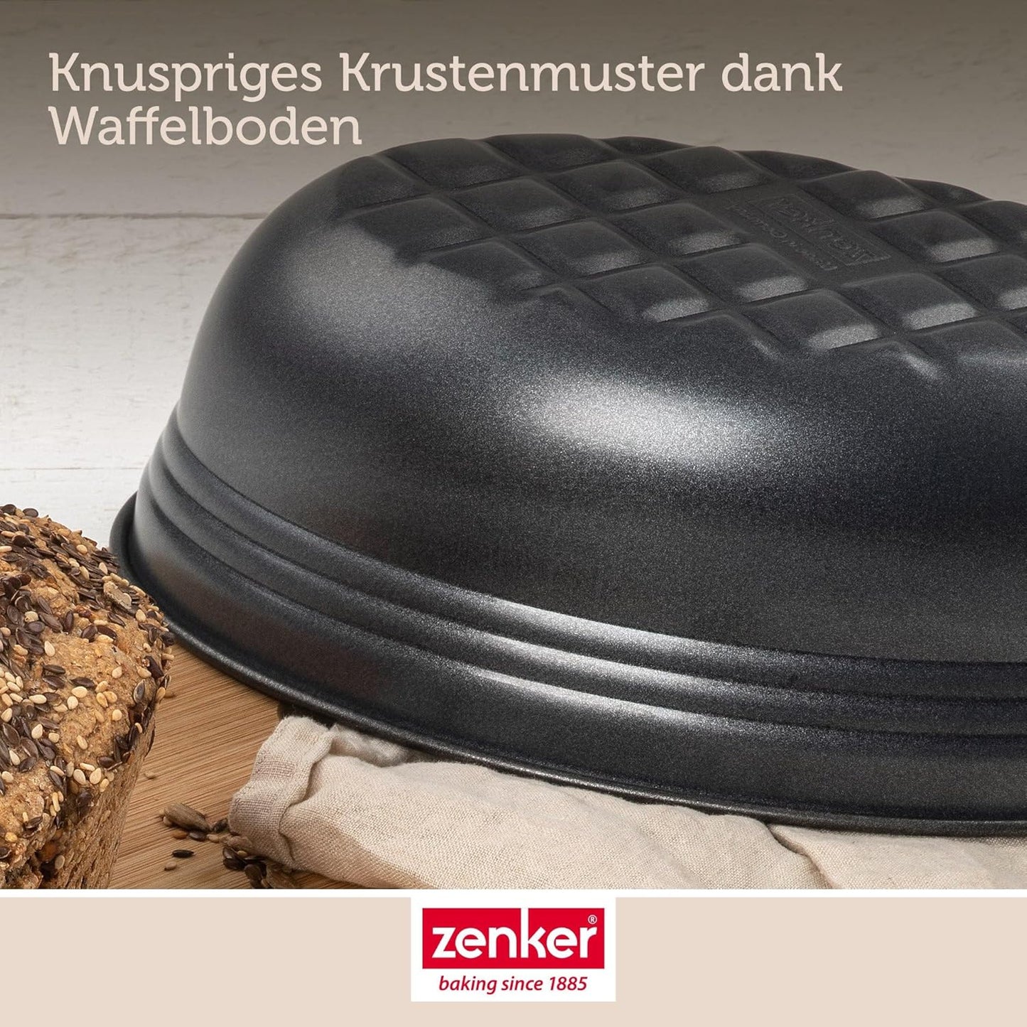 Brotbackform Black Metallic mit Antihaftbeschichtung