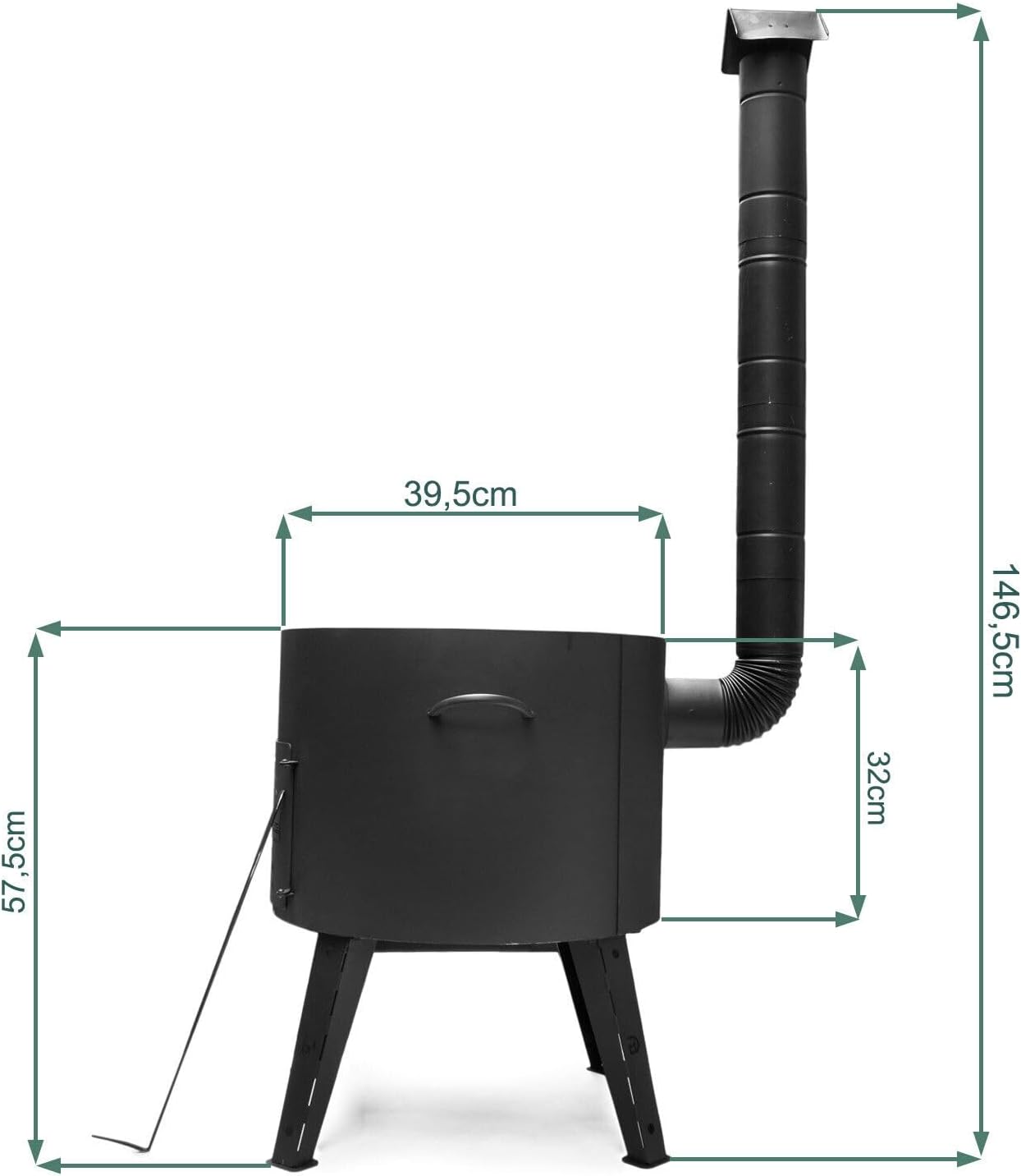 Utschak mit Adapter-Ringe, Adapter-Ringe mit WOK 12L