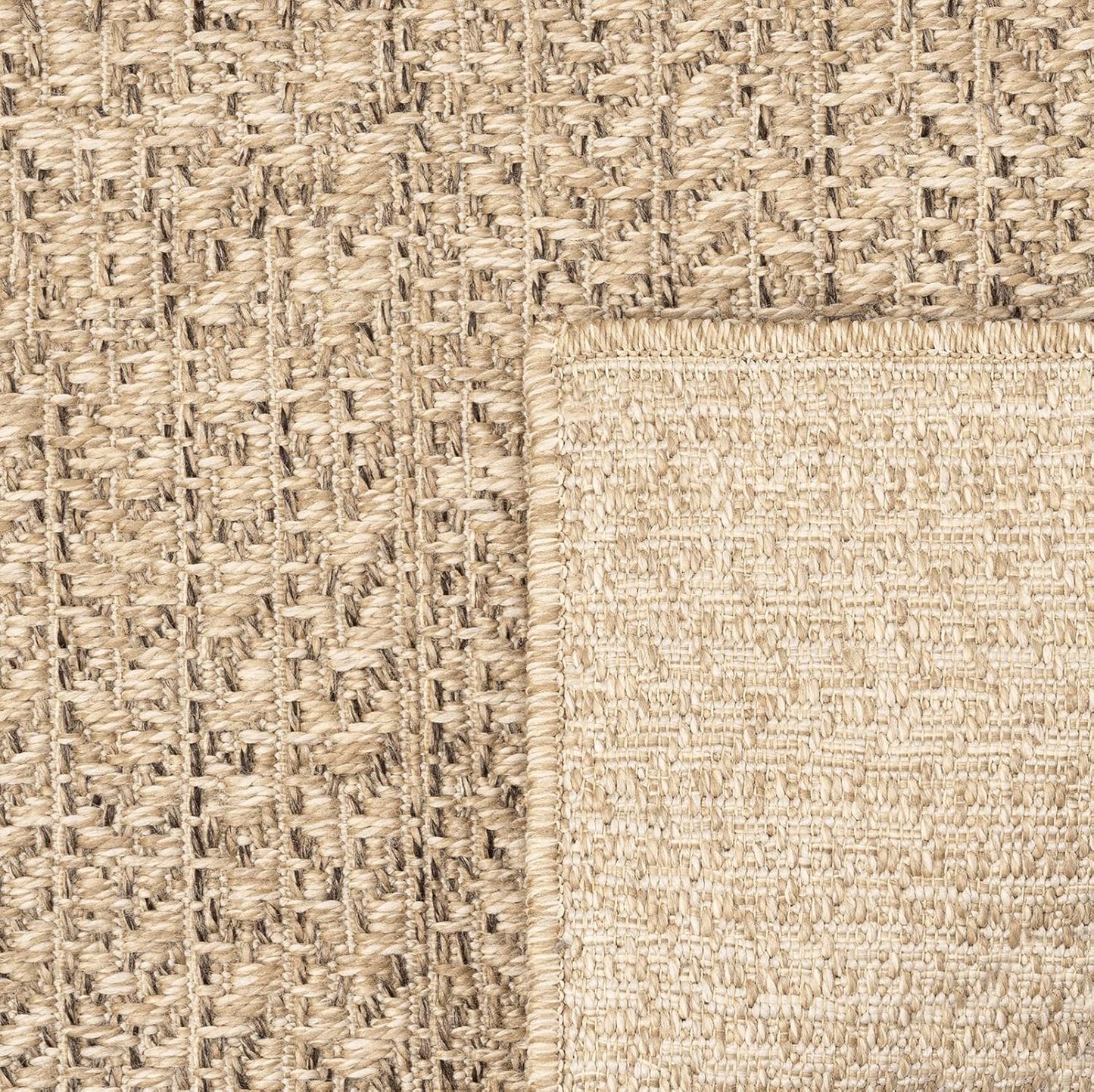 Wetterfester Outdoor-Teppich, 240 x 340 cm Natur-6
