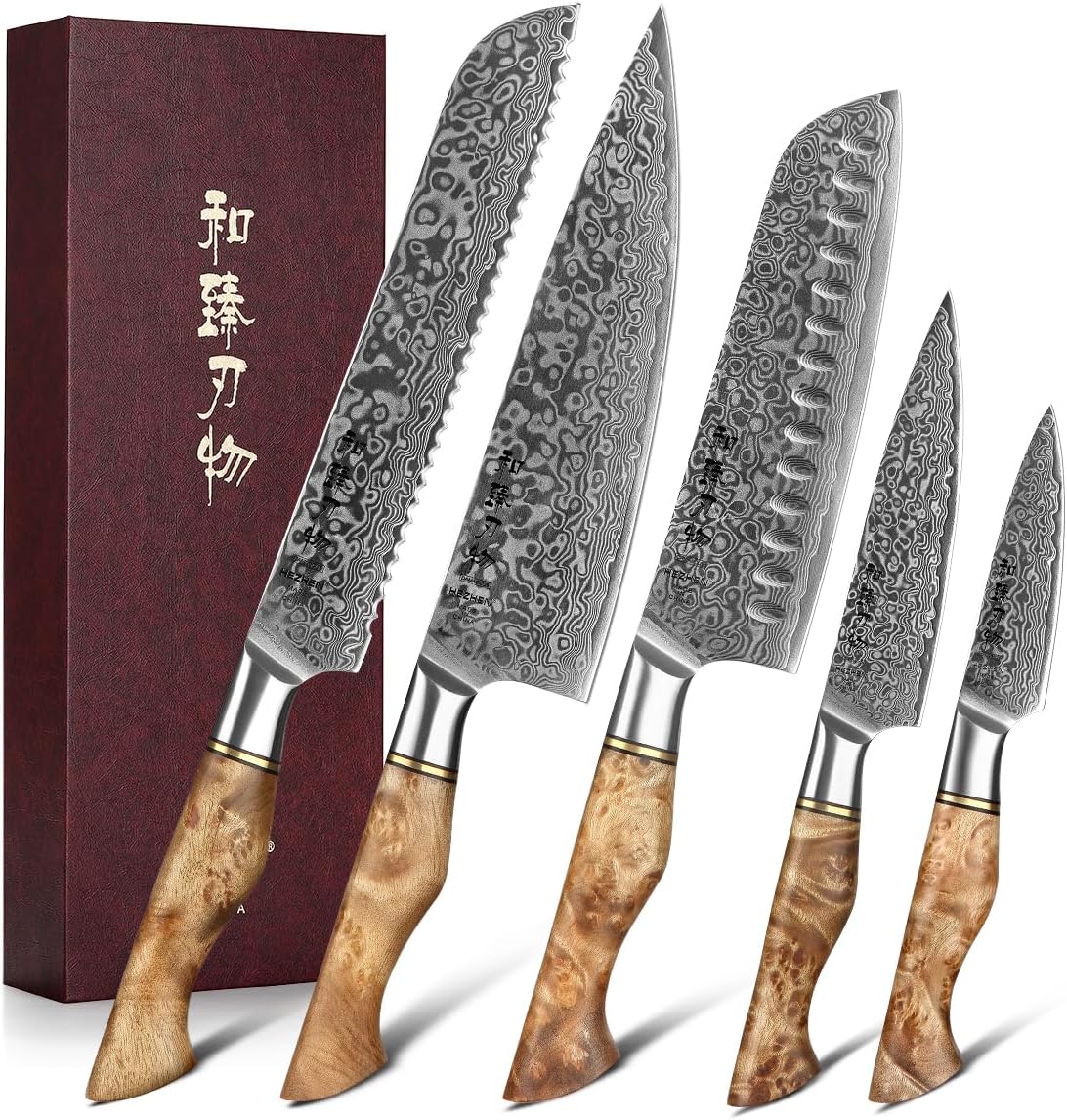 5-teiliges Küchenmesser Set, Küchenmesser Set 5PCS